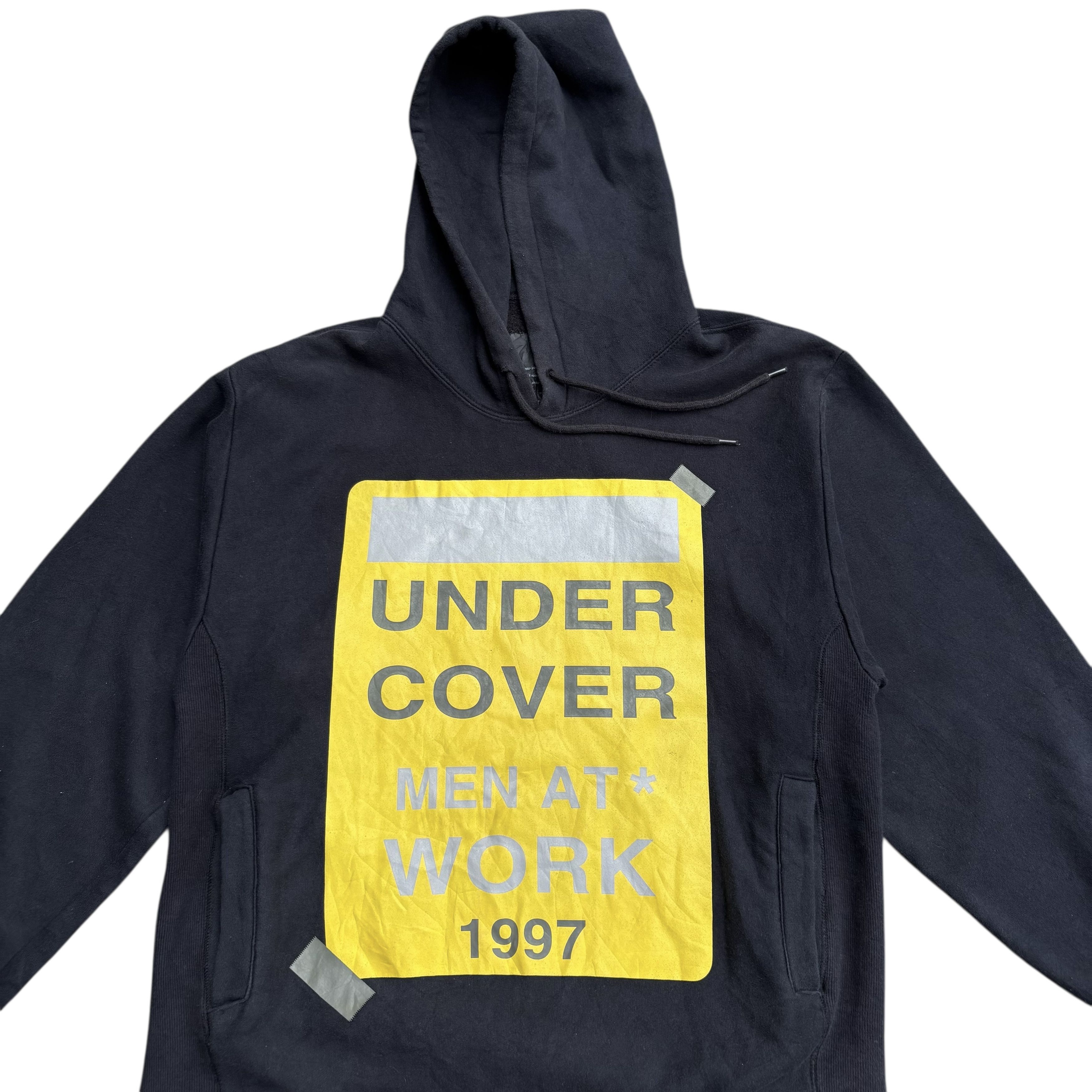 Undercover Undercover Small Parts MEN AT WORK 1997 Hoodie Size US L / EU 52-54 / 3 - 4 Thumbnail