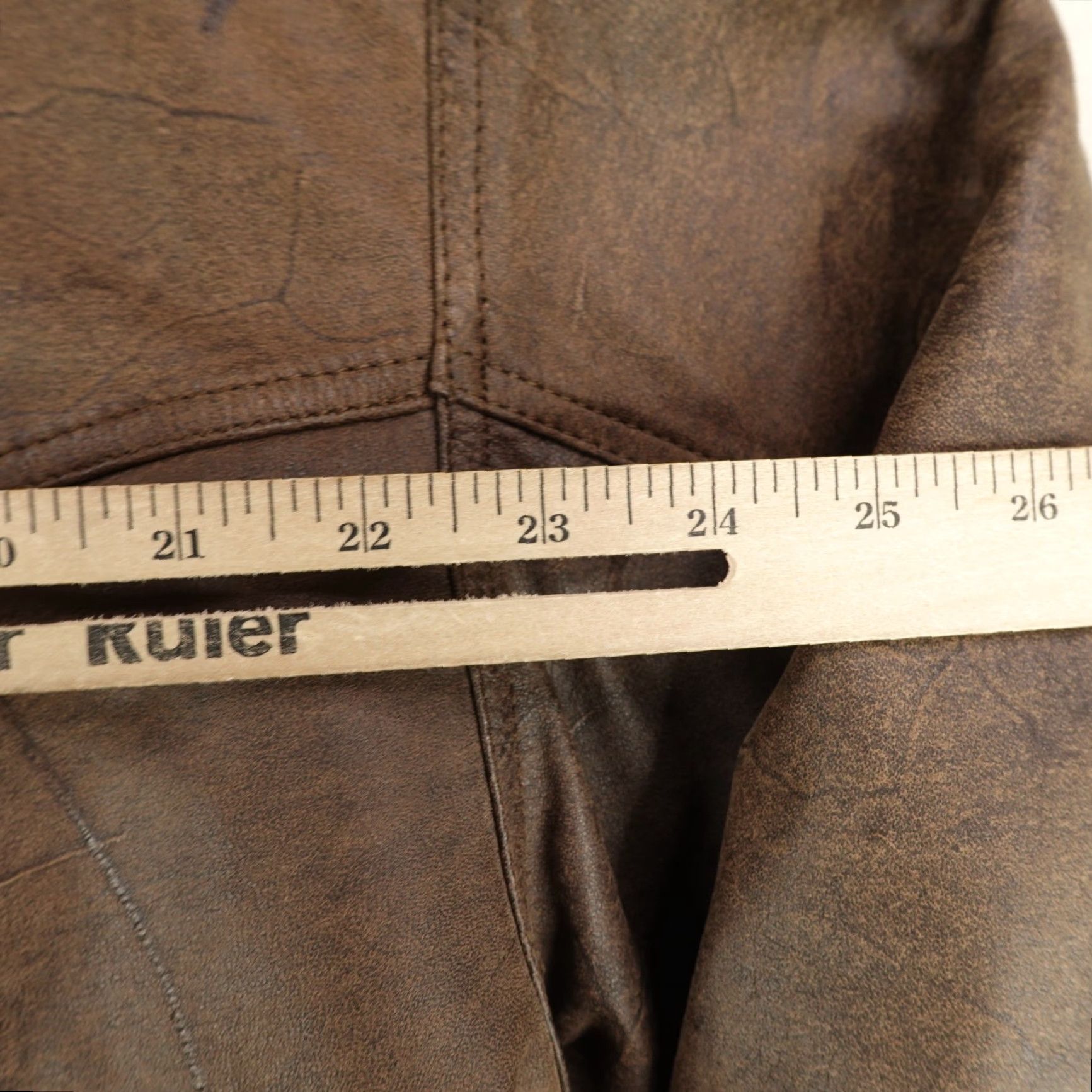 Vintage VINTAGE Aeropostale Jacket Mens 42 Brown Leather Flight Aviators Bomber Coat 90s Outdoor Casual Sports Mens Size US XS / EU 42 / 0 - 5 Thumbnail