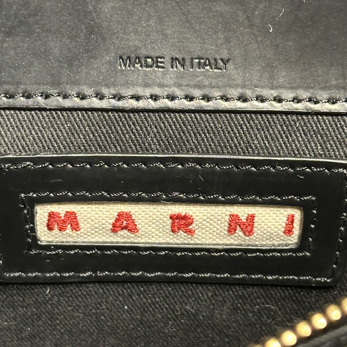 Marni Marni Truck Should Bag - Black Smooth Leather Size ONE SIZE - 9 Thumbnail