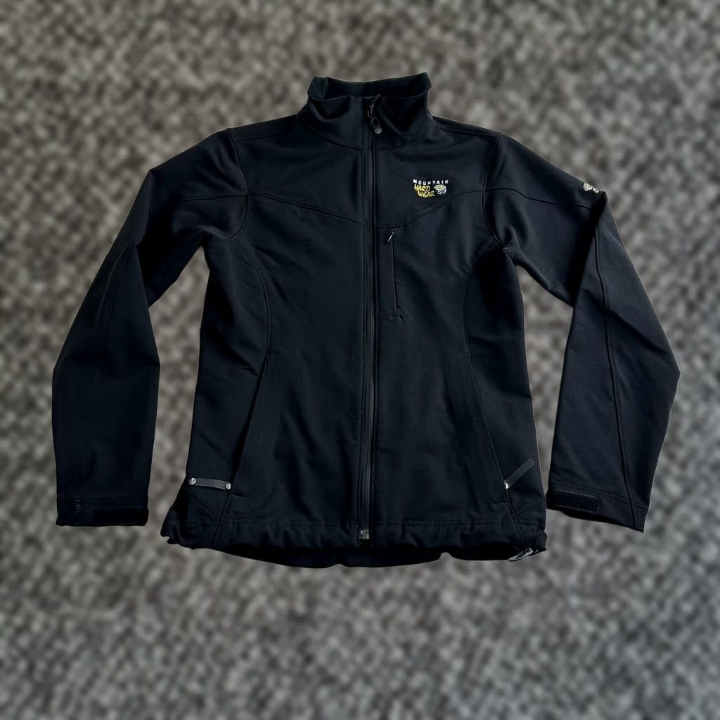 Mountain Hardwear MOUNTAIN HARDWARE Black Soft Shell Jacket Women Size Small Fleeced Lined Jacket Size S / US 4 / IT 40 - 1 Thumbnail