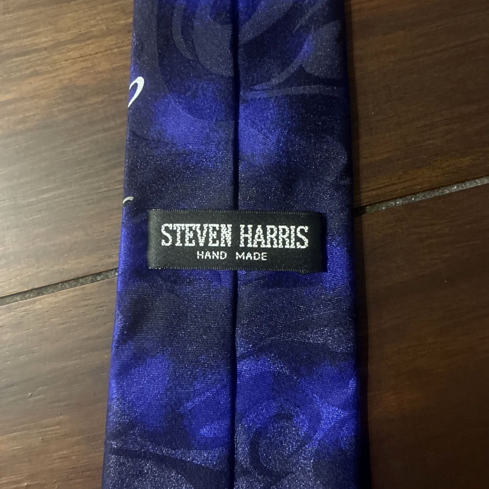 Vintage Steven Harris Ten Commandments Necktie Mens Gray Silver Biblical Christian Classic Size ONE SIZE - 3 Thumbnail
