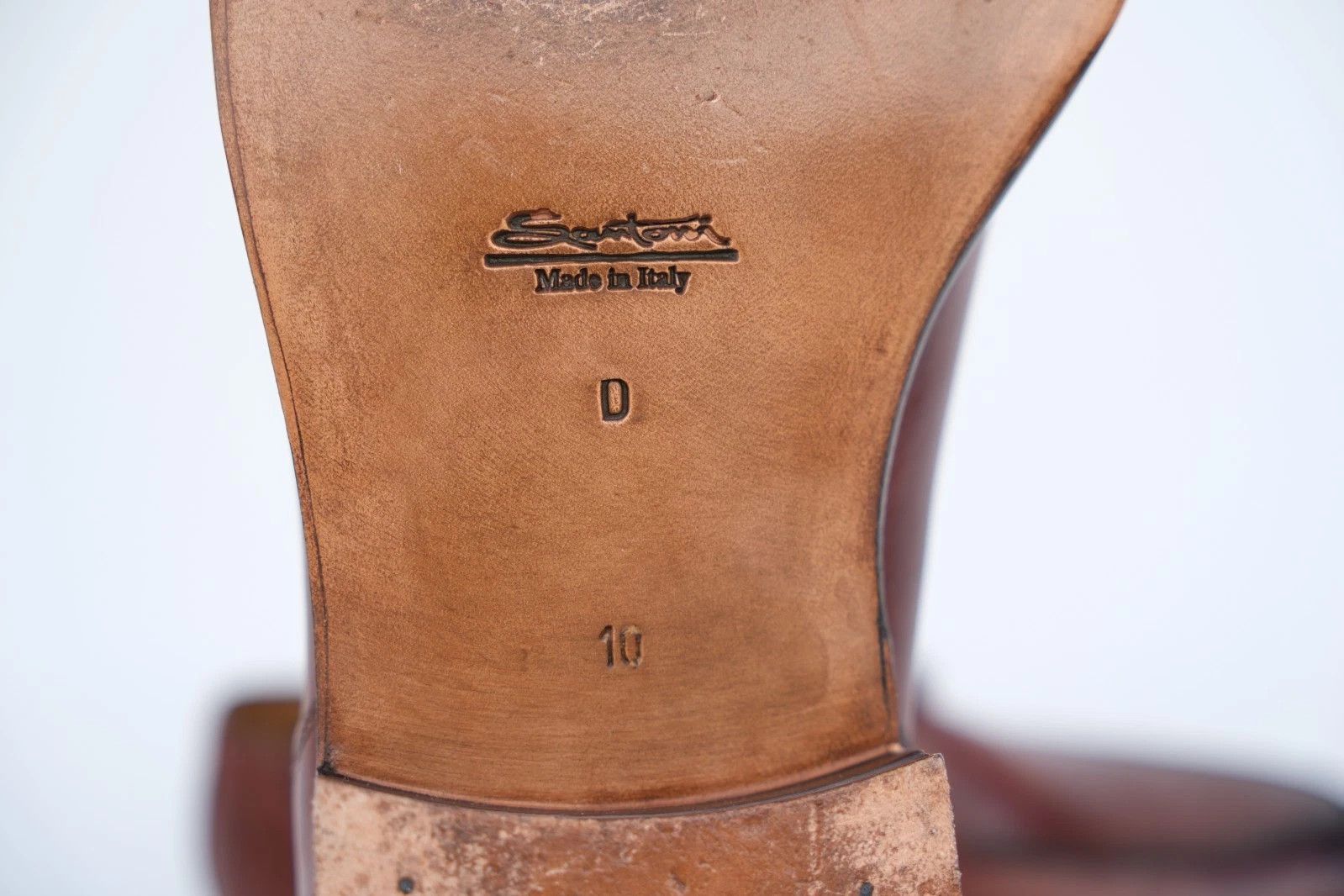 Santoni Santoni Brown Leather Derby Shoes UK 10 US 11 EU 44 Size US 11 / EU 44 - 8 Thumbnail