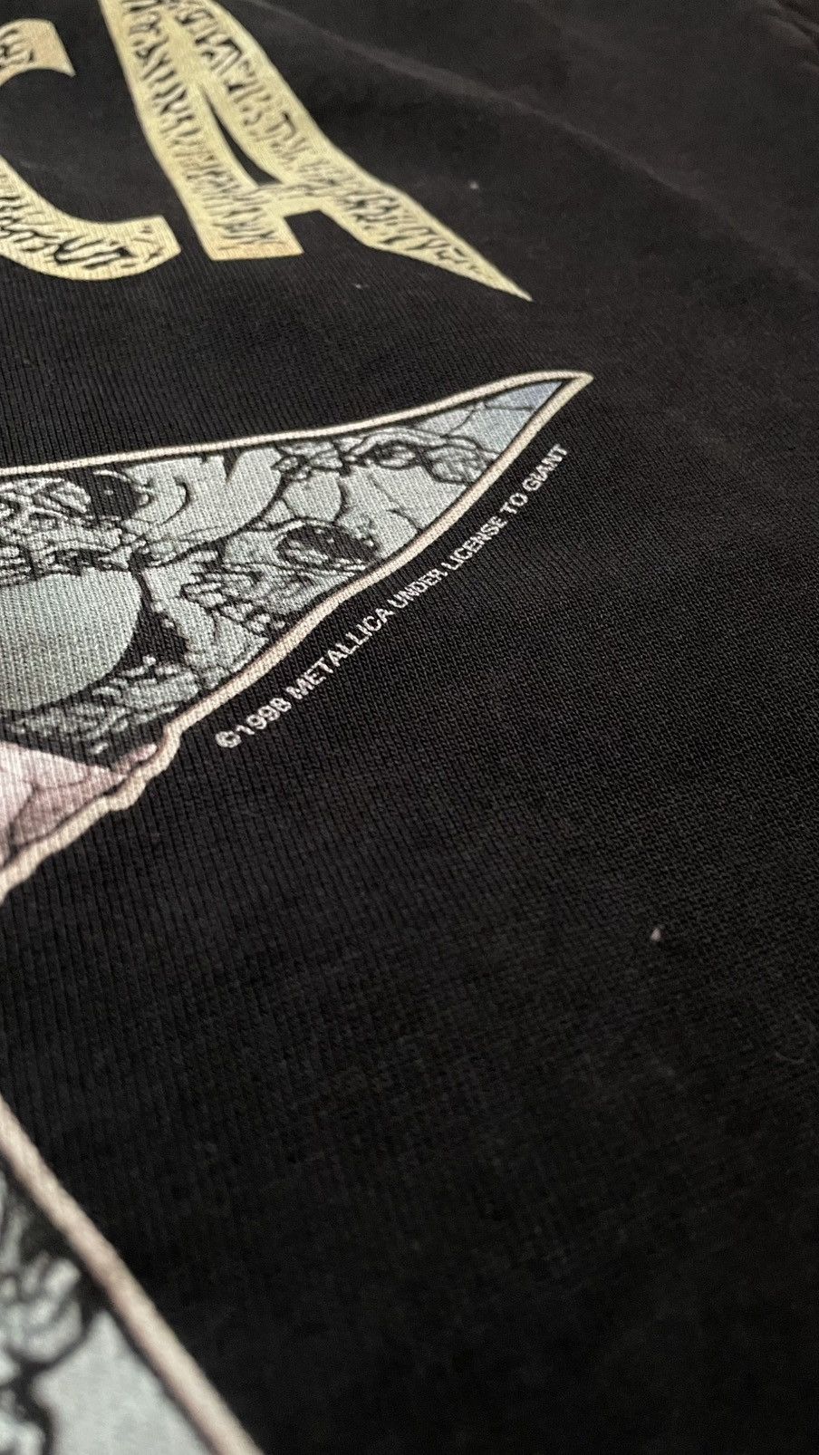 Metallica King nothing pushead careful wish oversized rock bootleg Size US XL / EU 56 / 4 - 7 Thumbnail