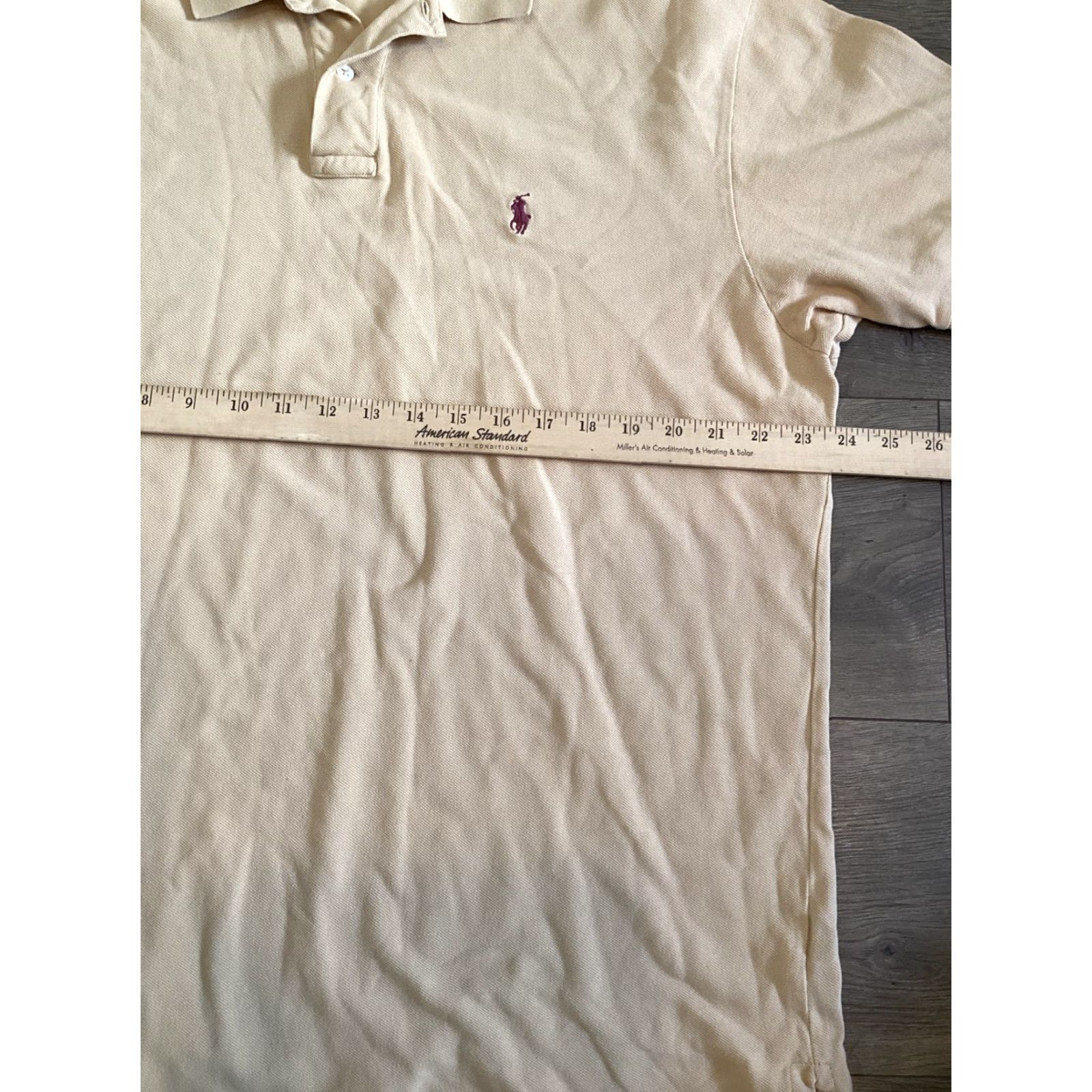 Polo Ralph Lauren Polo Ralph Lauren Polo Shirt Men XL Mustard Horse Short Sleeve - Adult, Regular, Polo, A Must-Have Casual Shirt Mens Size US XL / EU 56 / 4 - 4 Thumbnail