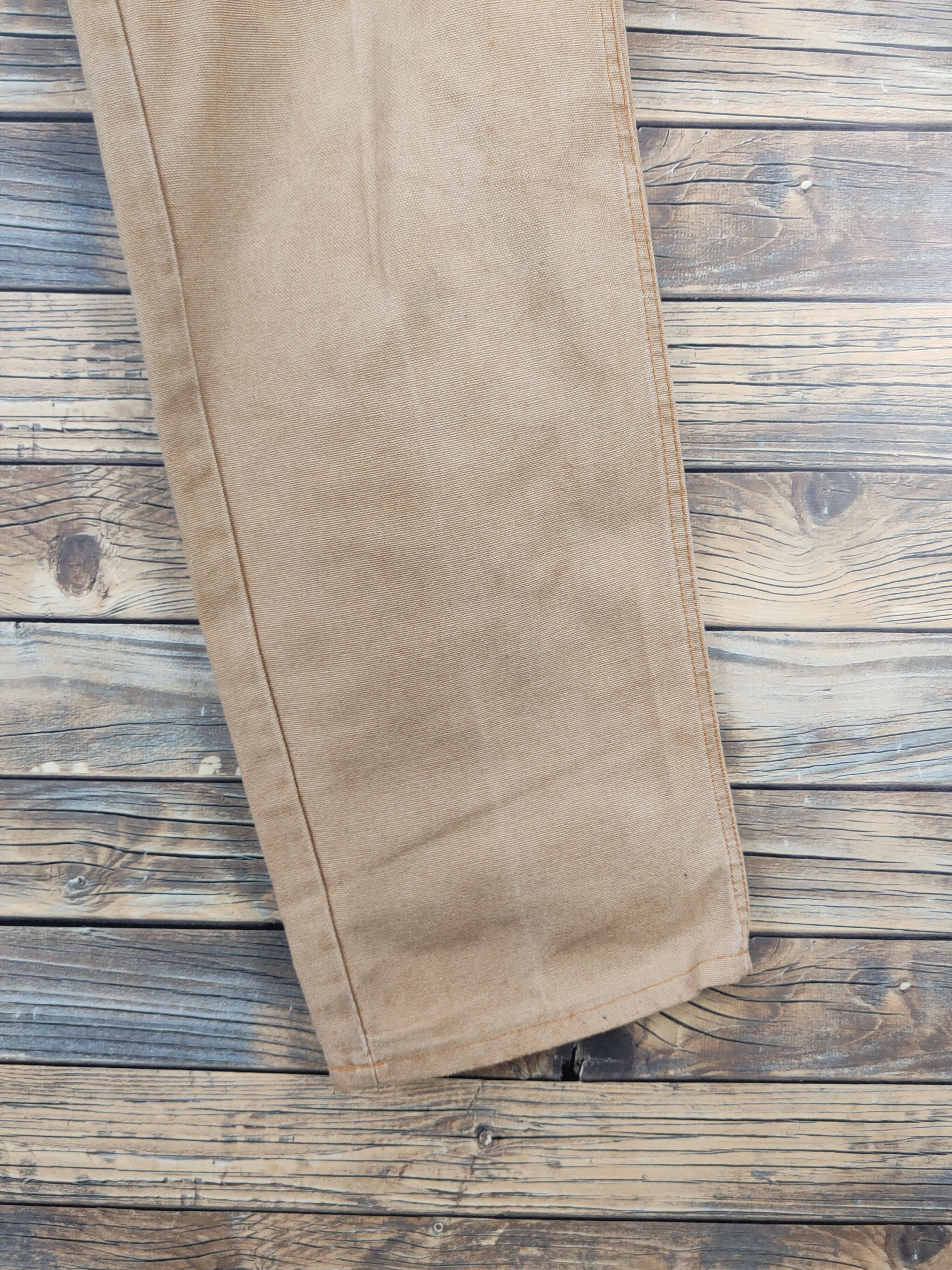 Vintage Collegiate Brown leather back vintage Casual Pants #W1585 Size US 28 / EU 44 - 6 Thumbnail
