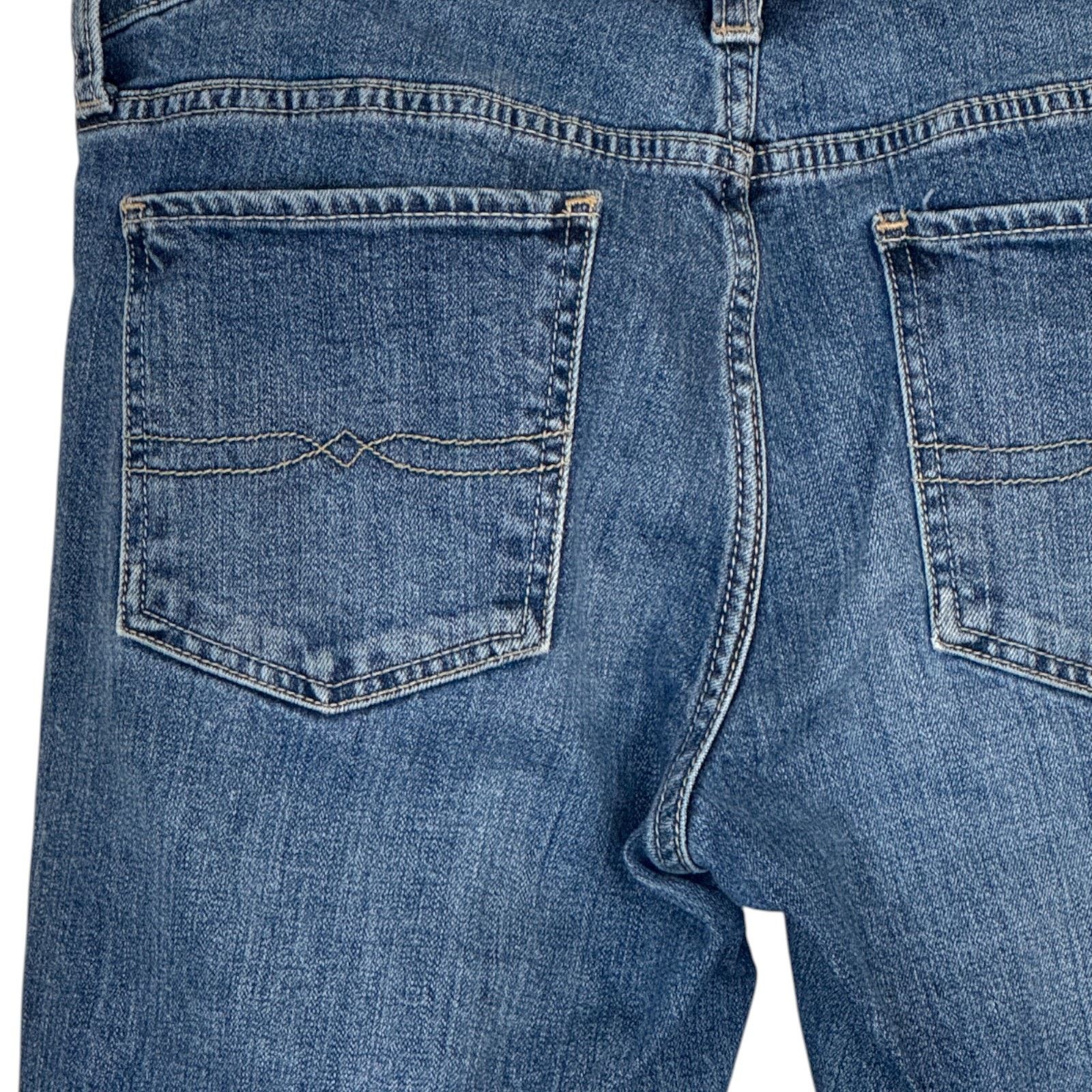Lucky Brand Lucky Brand Sweet Crop Jeans Womens 6/28 Blue Stretch Denim Size 28" / US 6 / IT 42 - 4 Thumbnail