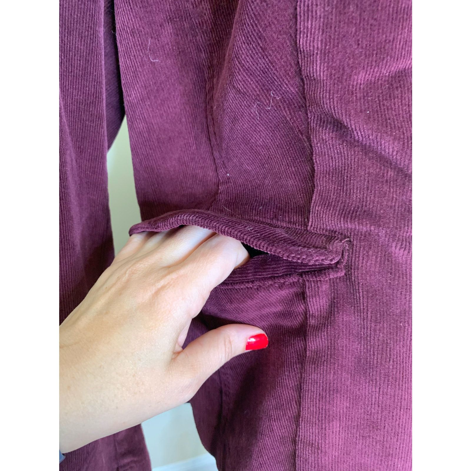 St. Johns Bay St. John's Bay stretch purple corduroy casual blazer size XL Size XL / US 12-14 / IT 48-50 - 10 Thumbnail