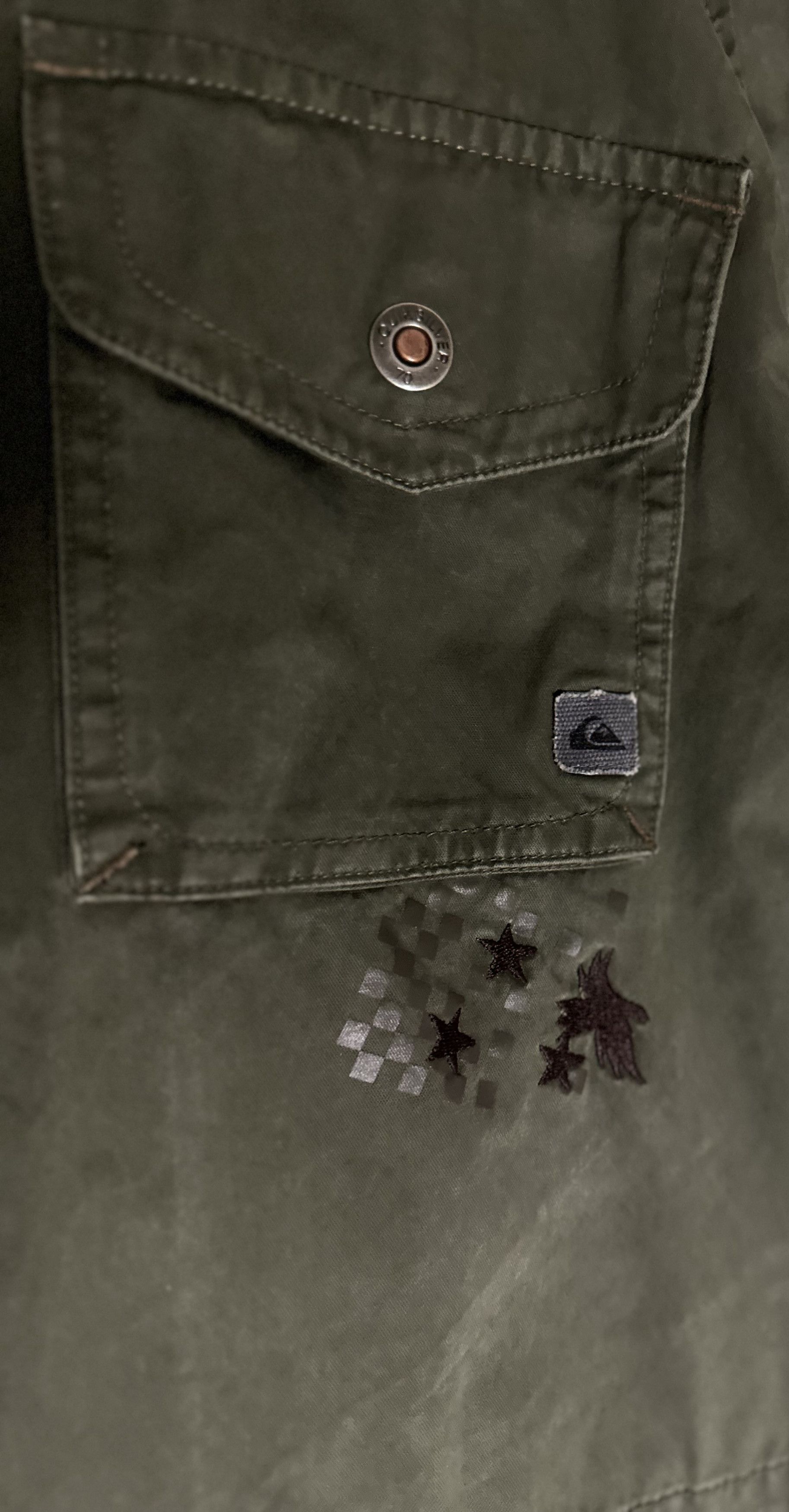 Quiksilver Quick silver edition field jacket-olive,embroidery Size US XL / EU 56 / 4 - 6 Thumbnail