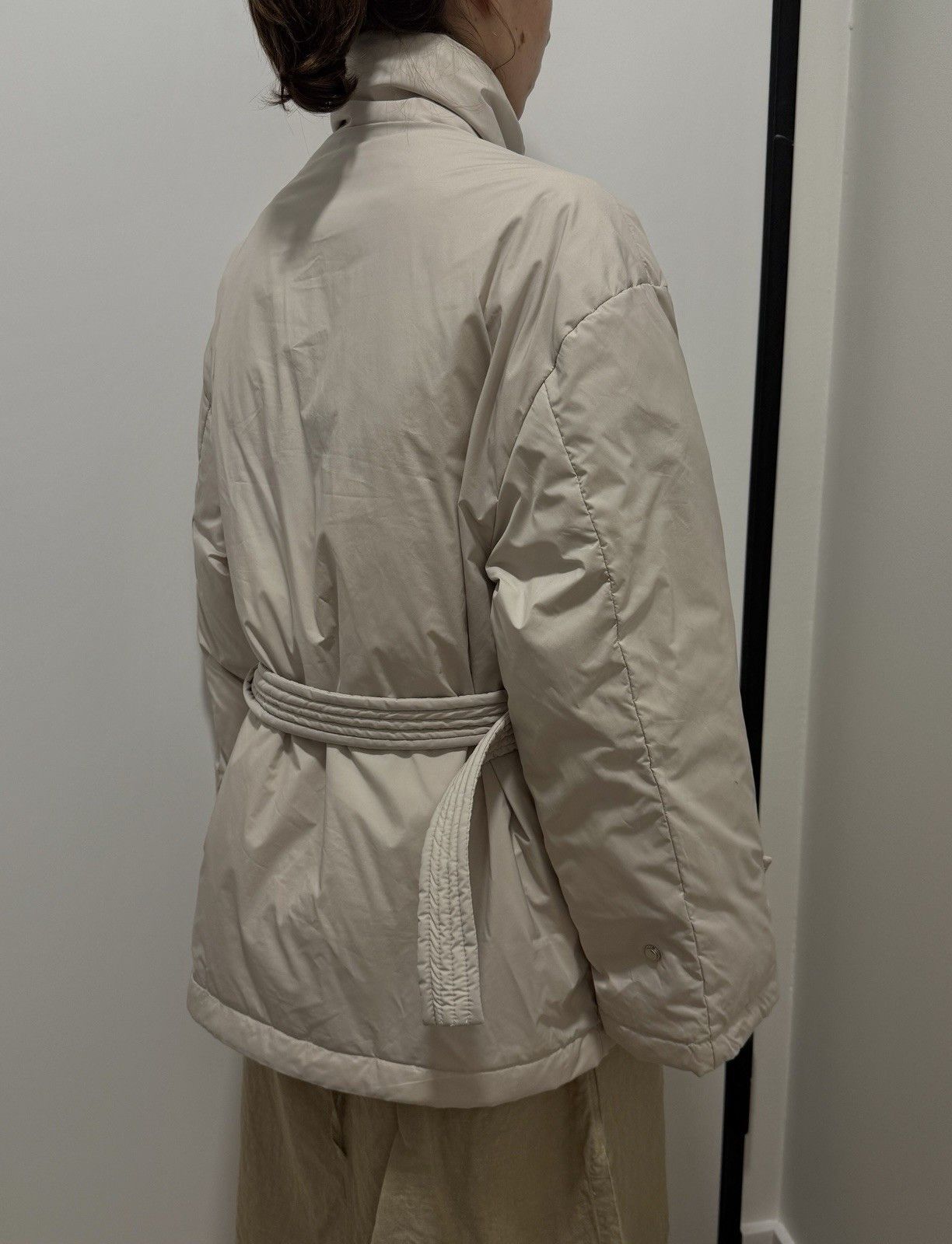 Vintage DDP Meotine Emma Down Puffer Jacket Beige Size XS/S Size S / US 4 / IT 40 - 8 Thumbnail
