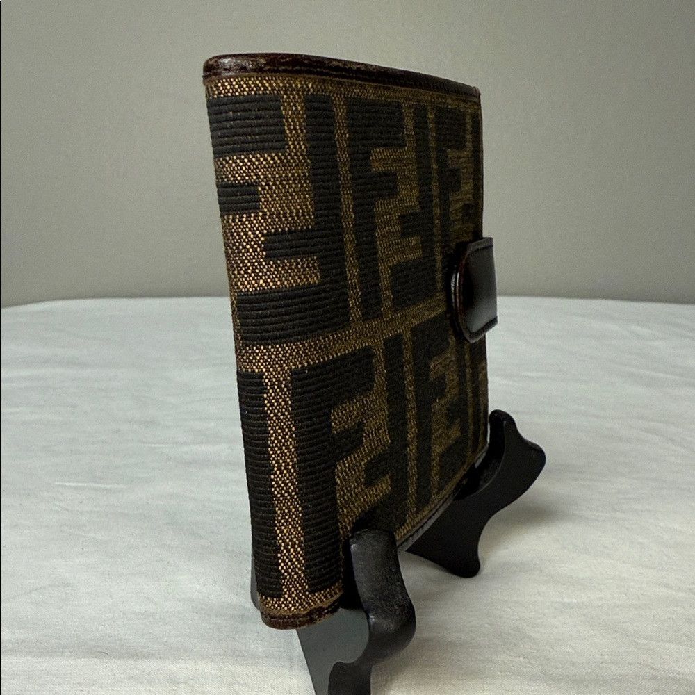 Fendi Fendi Zucca Monogram Bifold Wallet w/ Snap Closure Vintage Size ONE SIZE - 4 Thumbnail
