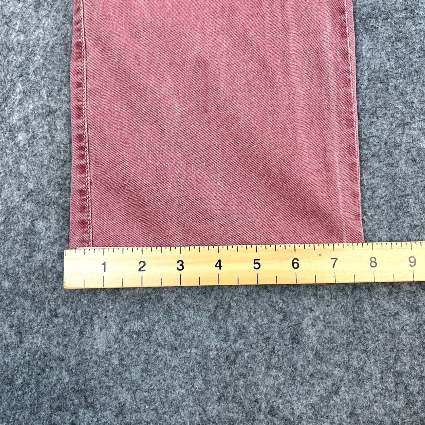 Vintage Meyer Chino Trousers Pants Straight 32 Pink Salmon Stretch Comfort Men Regular 5-Pocket Size US 32 / EU 48 - 3 Thumbnail