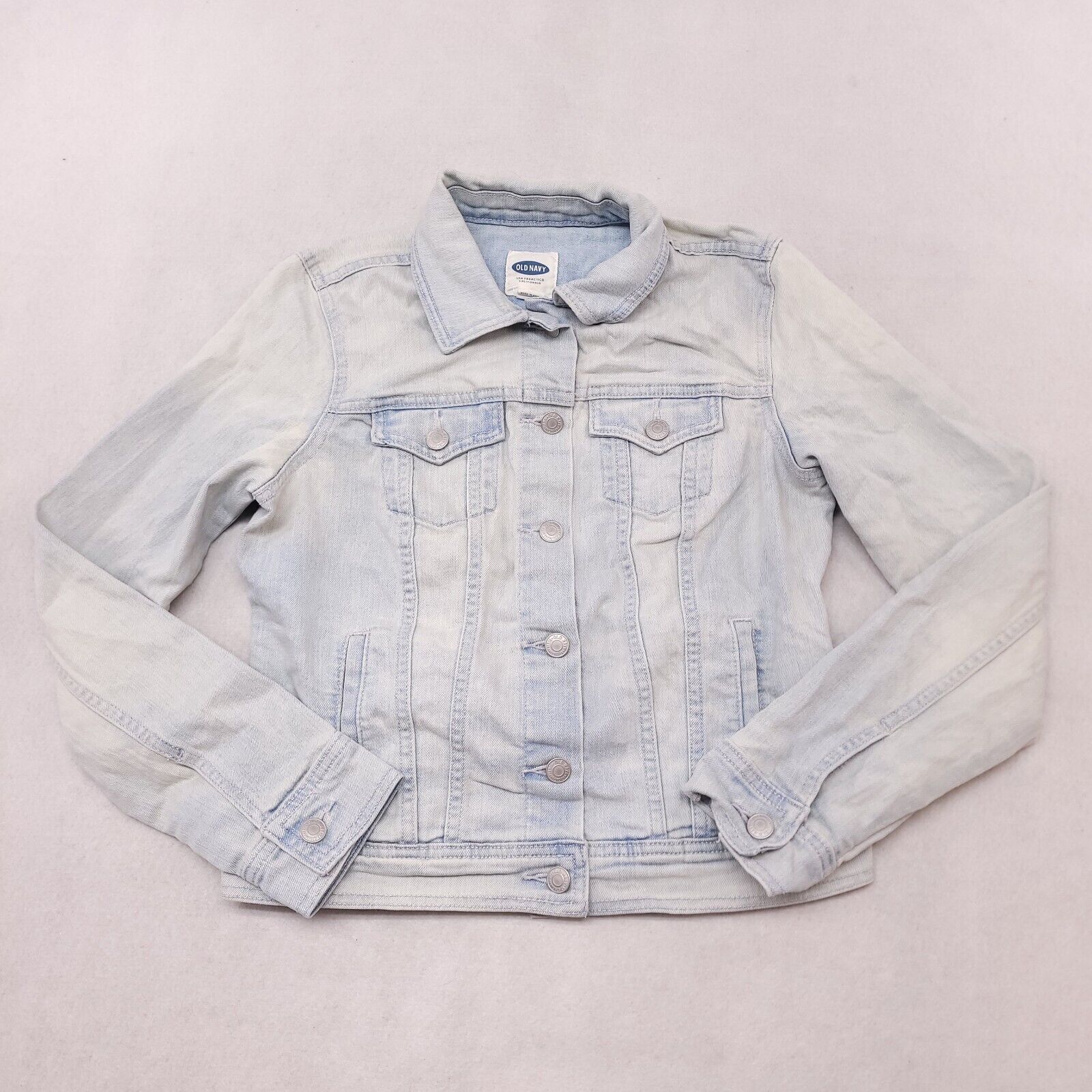 Old Navy Old Navy Button Up Denim Jean Jacket Womens Size S Blue Size S / US 4 / IT 40 - 2 Thumbnail