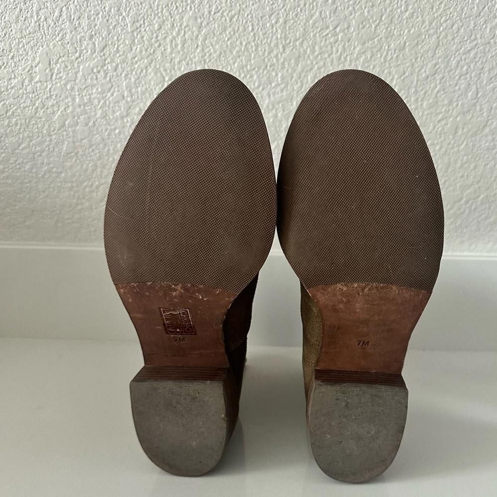 Tory Burch Tory Burch Siena Brown Suede Leather Ankle Boots 7 Size US 7 / IT 37 - 9 Thumbnail
