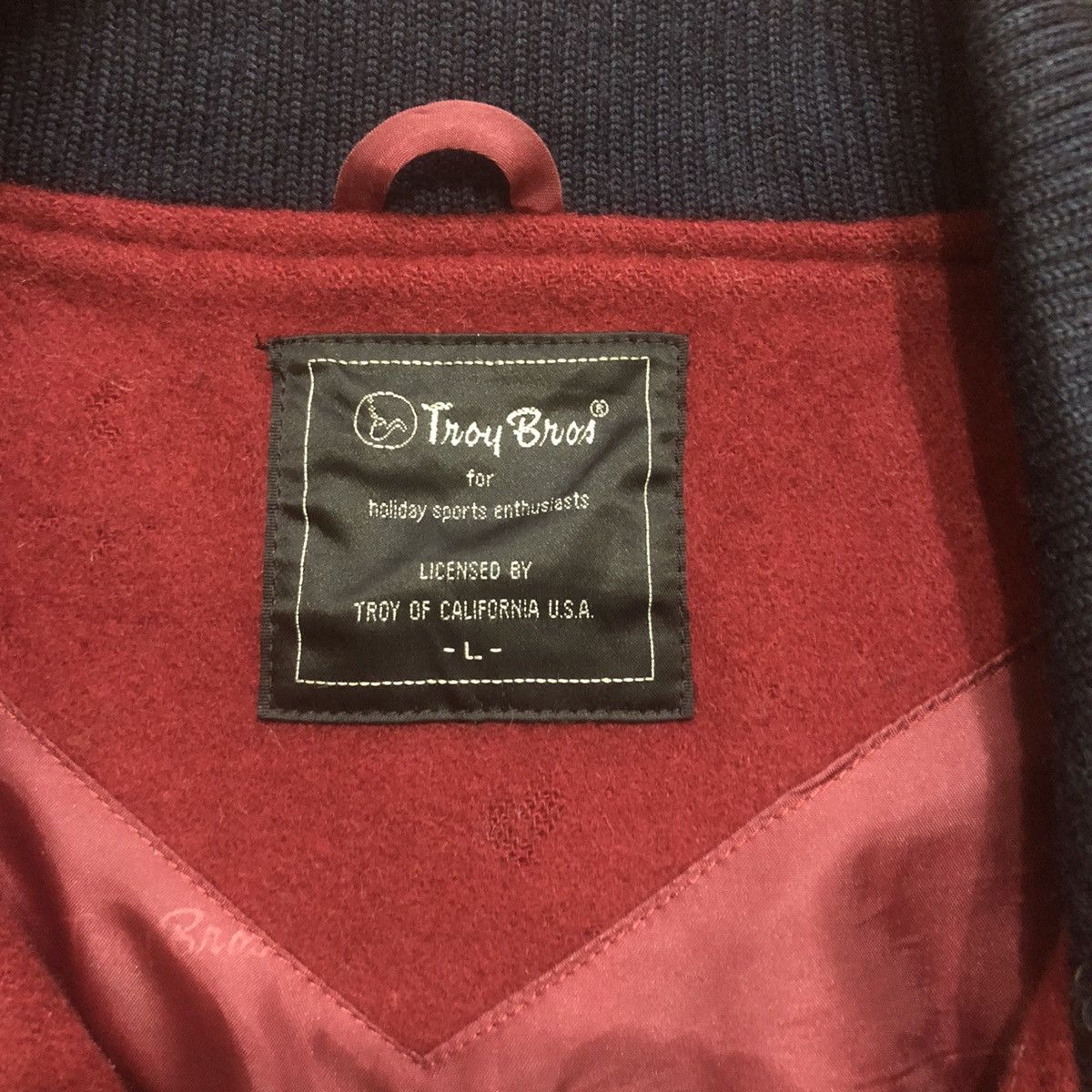 Vintage Vintage Troy Bros Wool Button Jacket Size US L / EU 52-54 / 3 - 4 Thumbnail