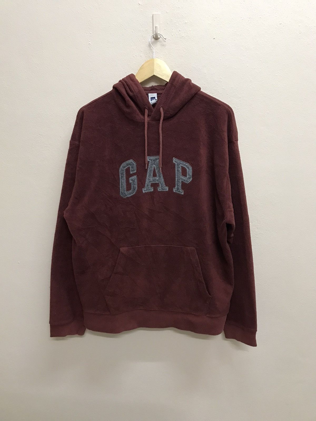 Gap × Vintage Vintage Gap Pullover Fleece Sweater Hoodie Size US L / EU 52-54 / 3 - 12 Thumbnail