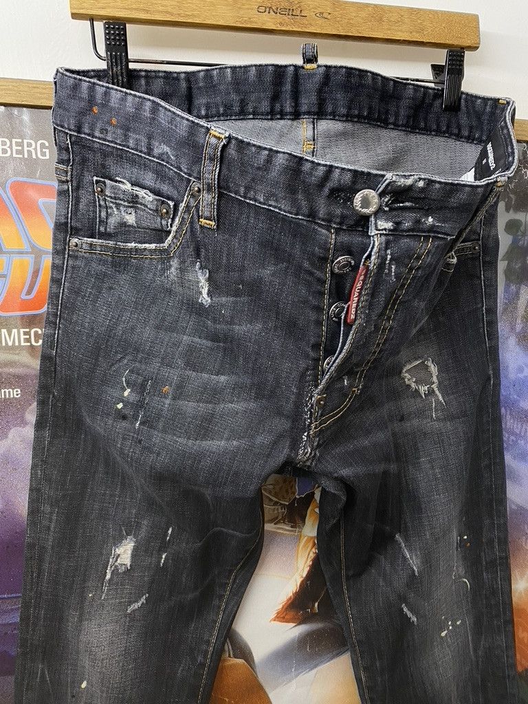 Dsquared2 SS15 Dsquared² Distressed Paint Splattered CG Denim Jeans Size US 32 / EU 48 - 7 Thumbnail