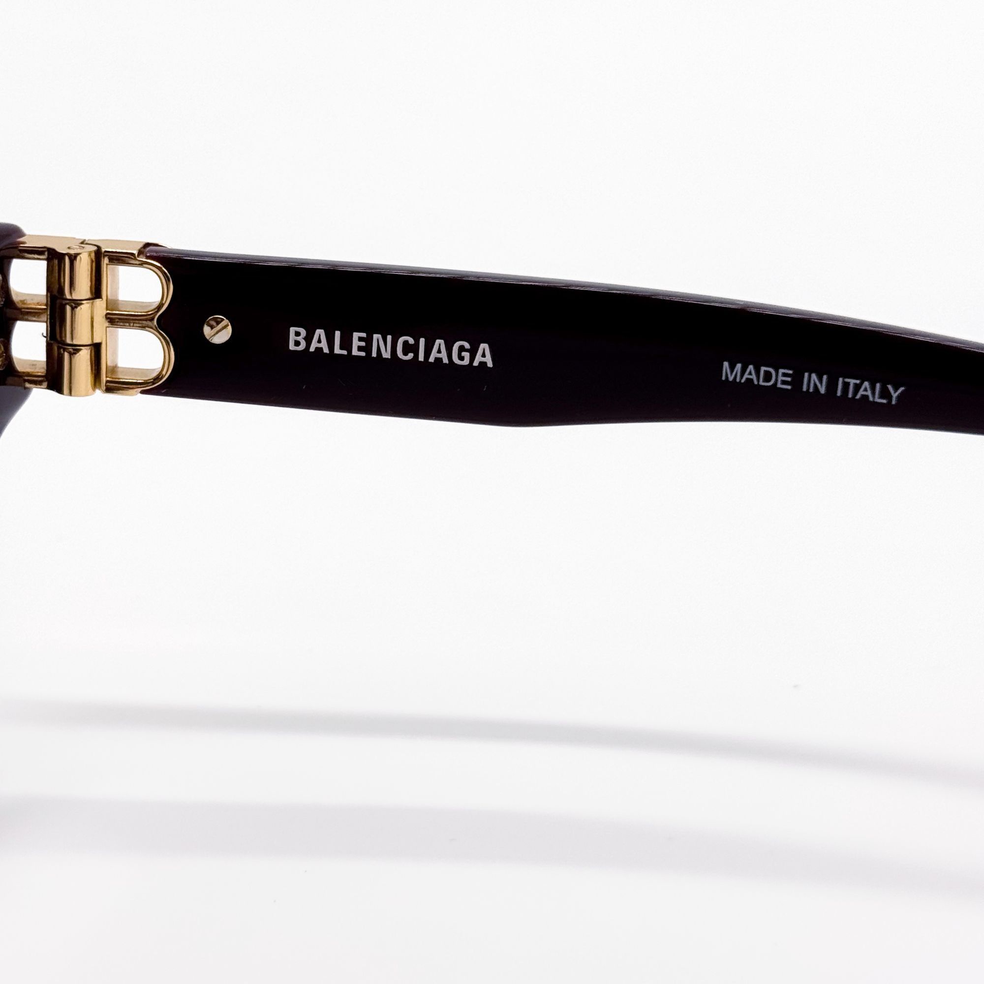 Balenciaga NEW BALENCIAGA EYEGLASSES BB0173O 003 ROUND VIOLET WOMEN EYE Size ONE SIZE - 9 Thumbnail