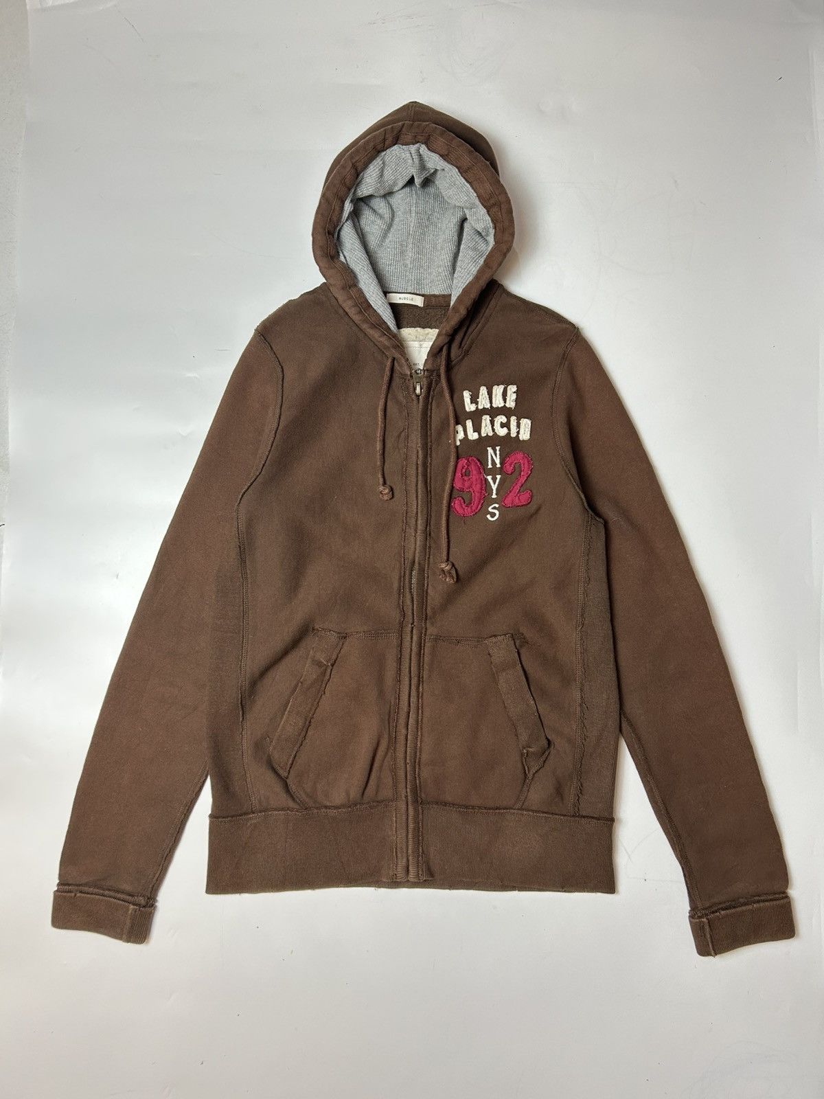 Abercrombie & Fitch ABERCROMBIE & FITCH ZIPPER HOODIE Size US M / EU 48-50 / 2 - 1 Thumbnail