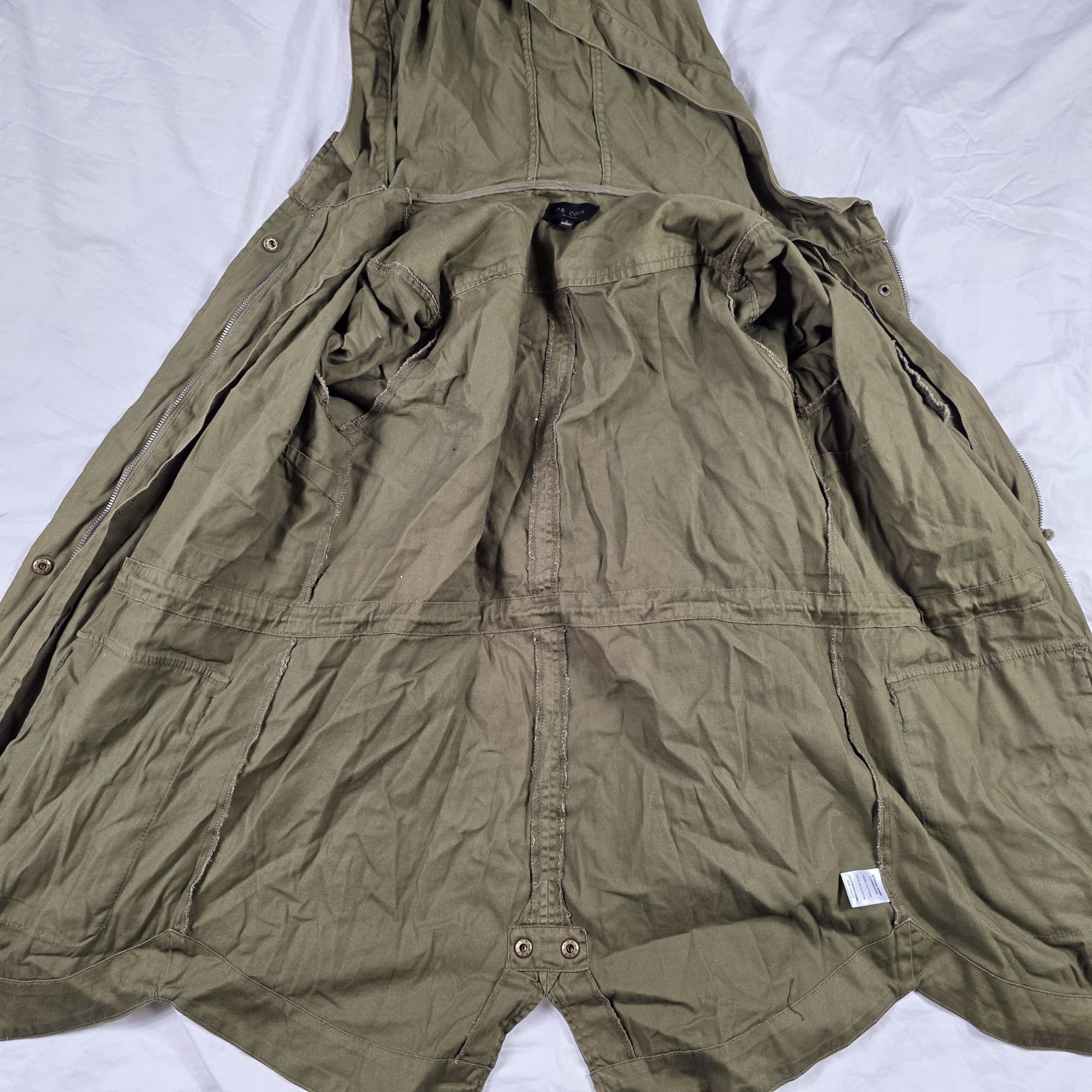 Other Be Cool Womens Size Large Green Hooded Military Style Jacket Size L / US 10 / IT 46 - 5 Thumbnail