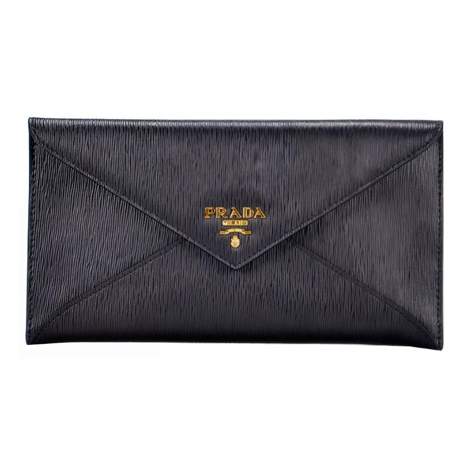 Prada Prada Saffiano Envelope Clutch ONE SIZE Size ONE SIZE - 1 Thumbnail