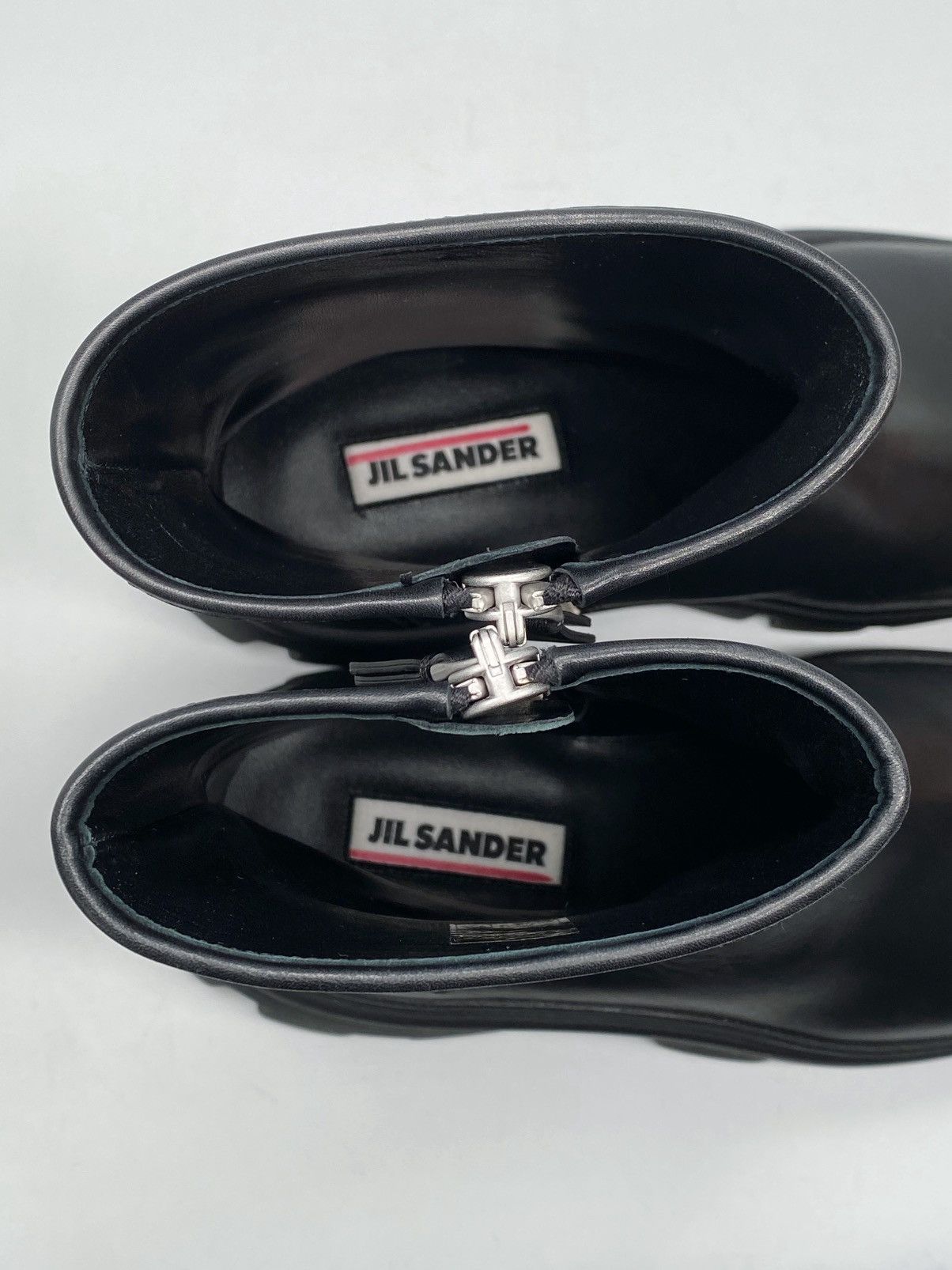 Jil Sander Jil Sander Leather Zip Ankle boots size 41/us size 8 Size US 8 / EU 41 - 12 Thumbnail