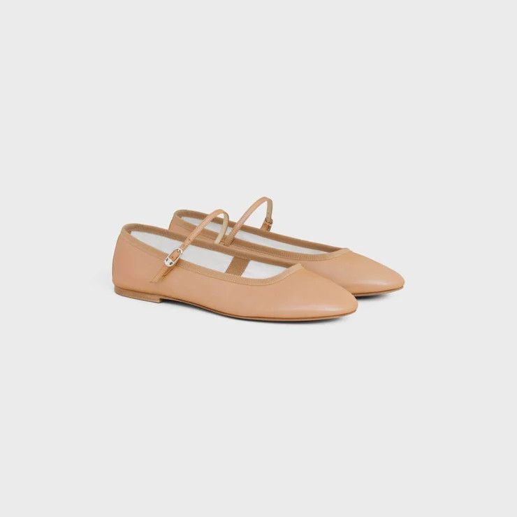 Celine o1bcso1str0625 354673947C Flats in Nacre Size US 10 / IT 40 - 2 Thumbnail