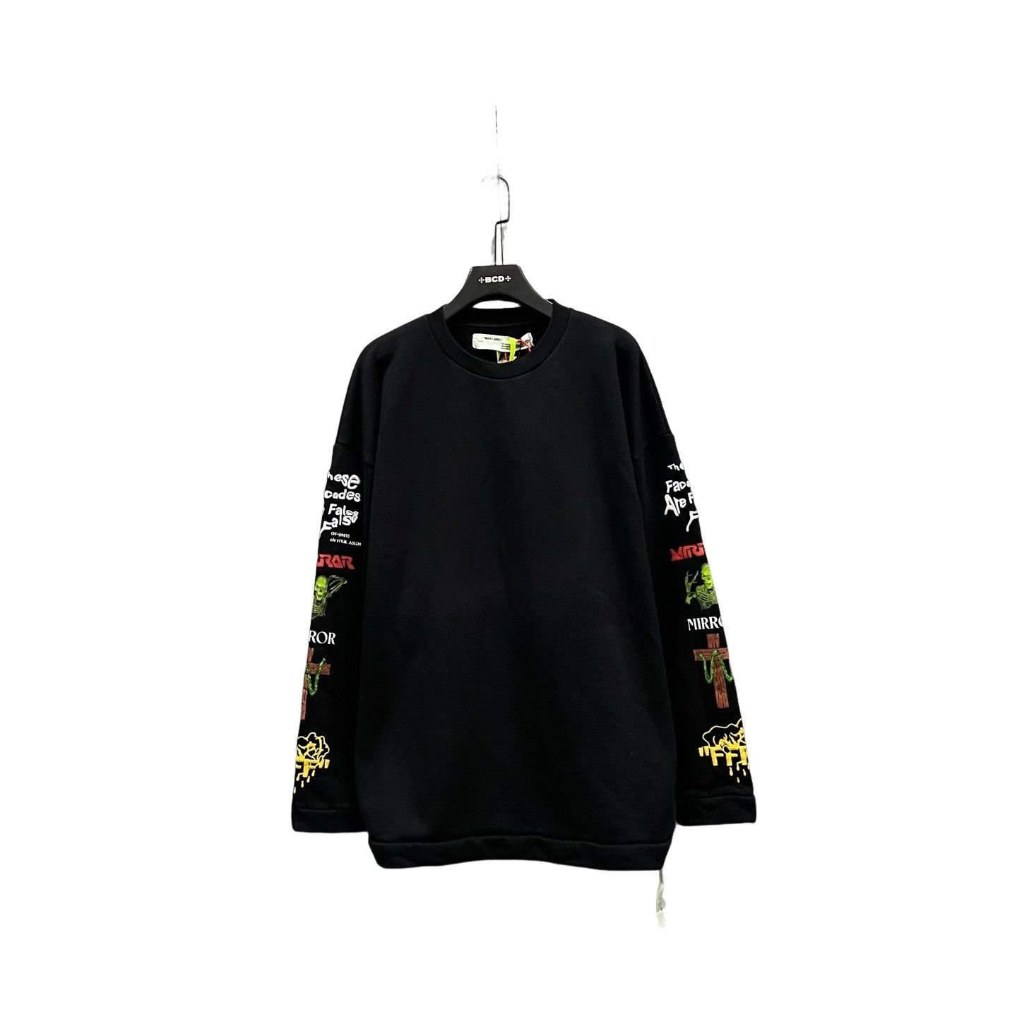 Off-White Off-White Mirror Graphic Sweatshirt Size L Size US L / EU 52-54 / 3 - 1 Thumbnail