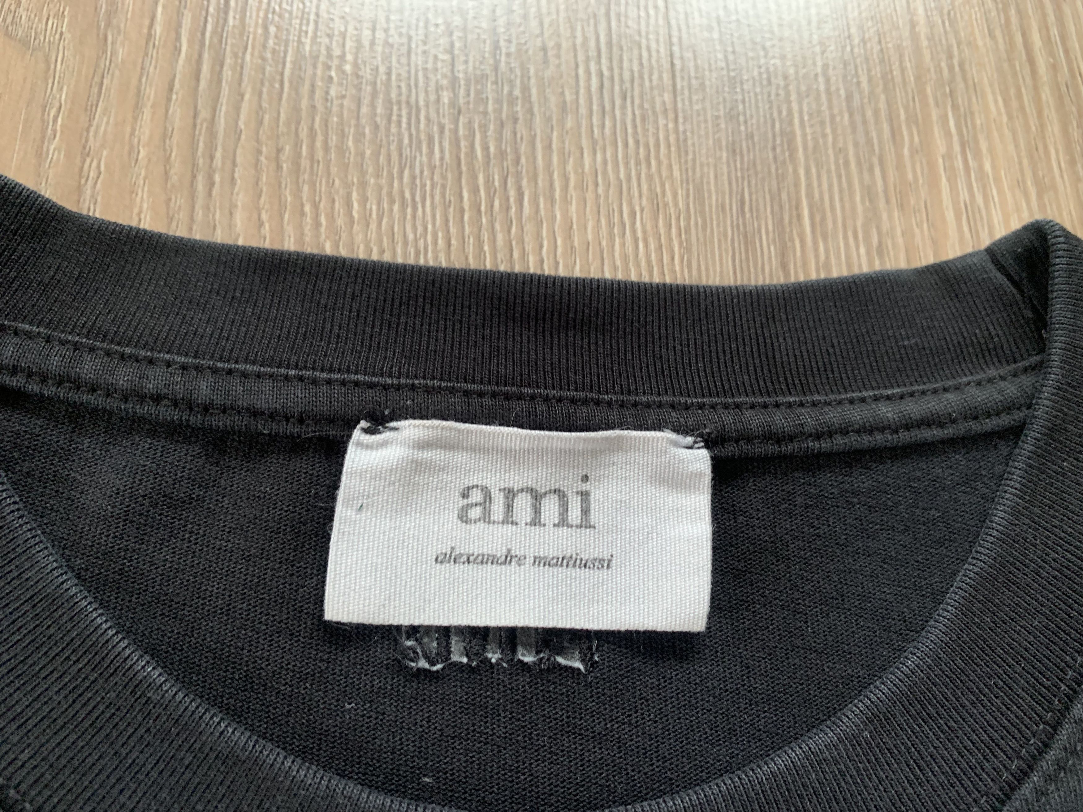 AMI AMI Alexandre Mattiussi Black T-shirt Size US XXL / EU 58 / 5 - 6 Thumbnail