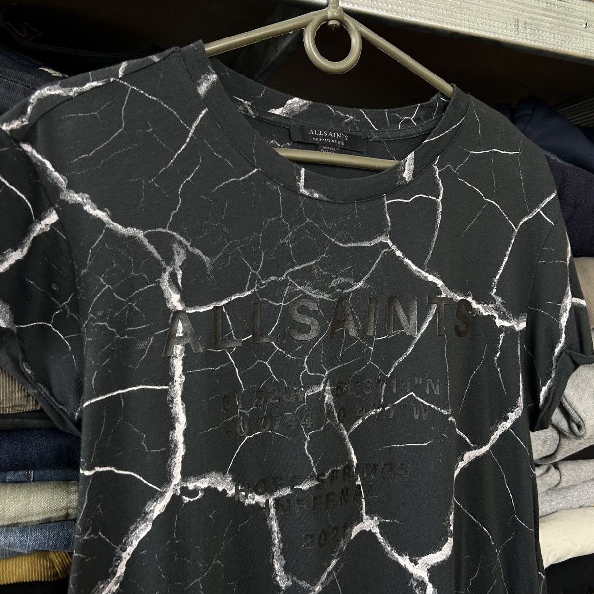 Allsaints Designer Allsaints Big Logo Graphic Y2K japan tee Size M / US 6-8 / IT 42-44 - 2 Thumbnail
