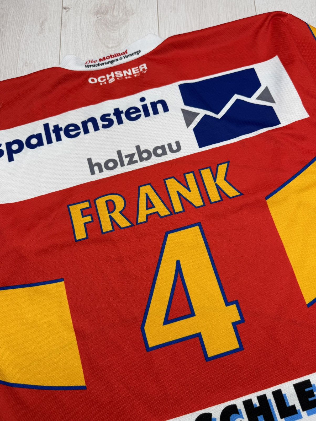 NHL OCHSNER Ehc Dubendorf #4 FRANK Swiss Hockey Jersey Size XL Size US XL / EU 56 / 4 - 12 Thumbnail