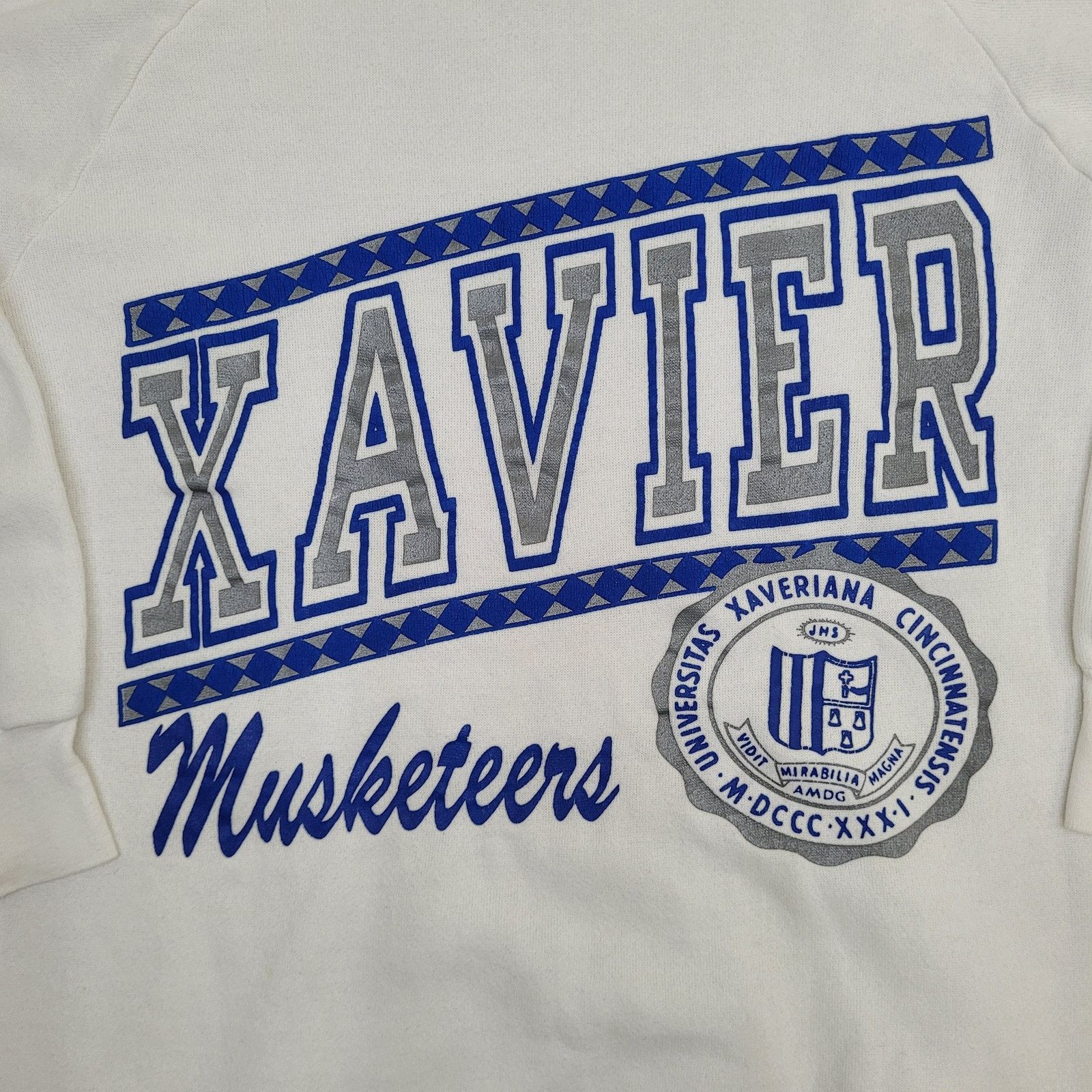 Vintage VTG Xavier University Sweatshirt Dress Womens Medium USA 80s Size M / US 6-8 / IT 42-44 - 3 Thumbnail