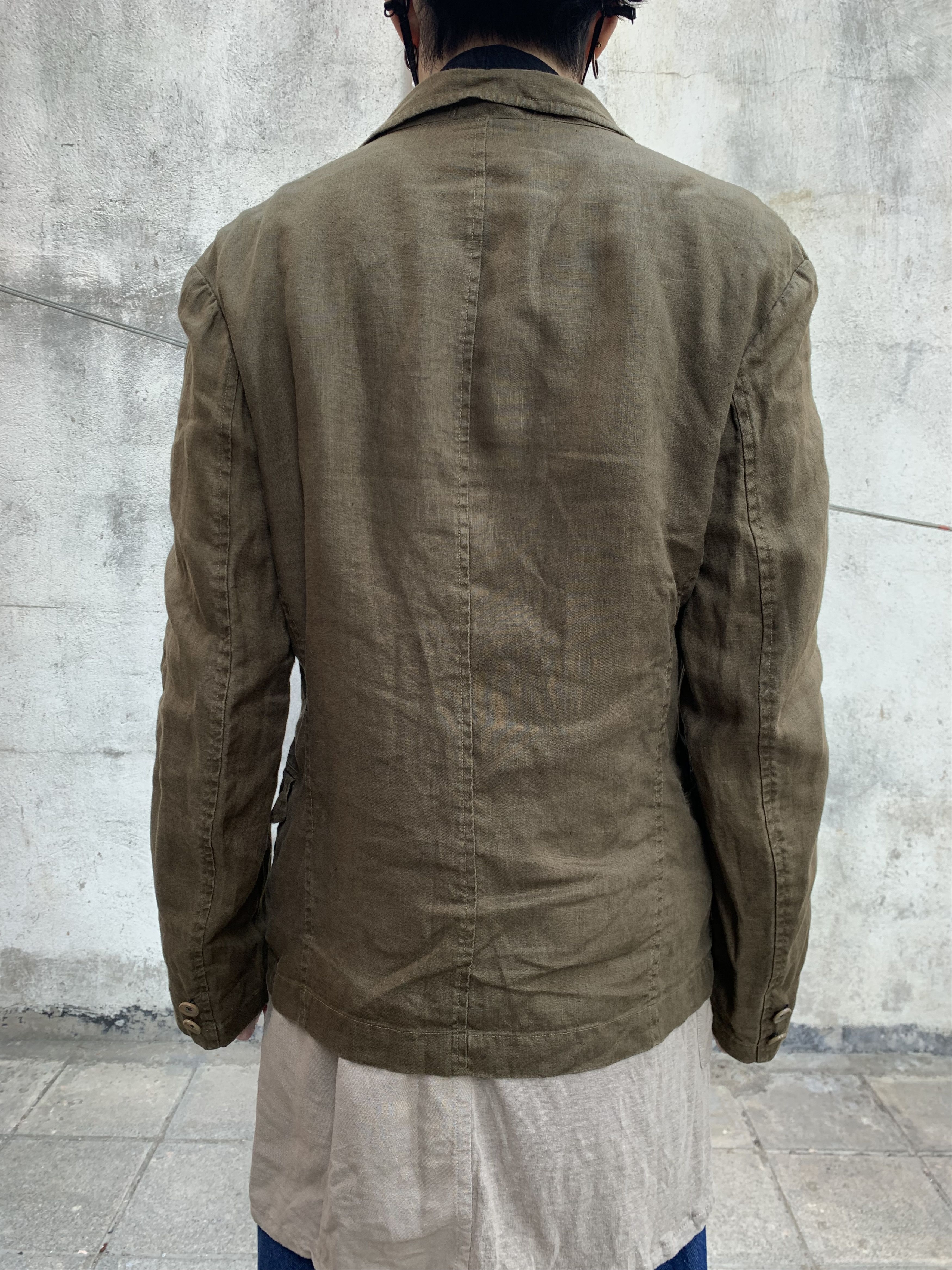 Y's Y's Olive Green Blazer Jacket Size US L / EU 52-54 / 3 - 4 Thumbnail
