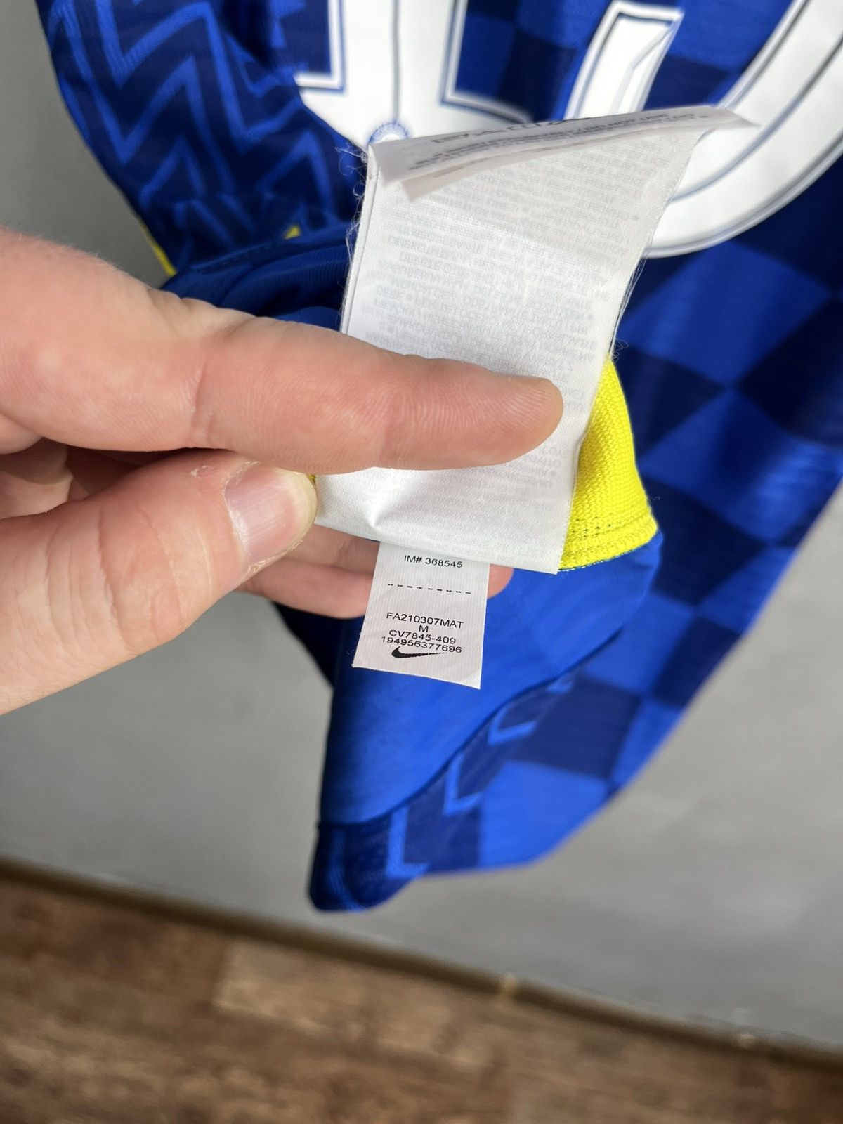 Chelsea Soccer Christian Pulisic Chelsea Nike Soccer Hyundai Jersey l Size US M / EU 48-50 / 2 - 9 Thumbnail