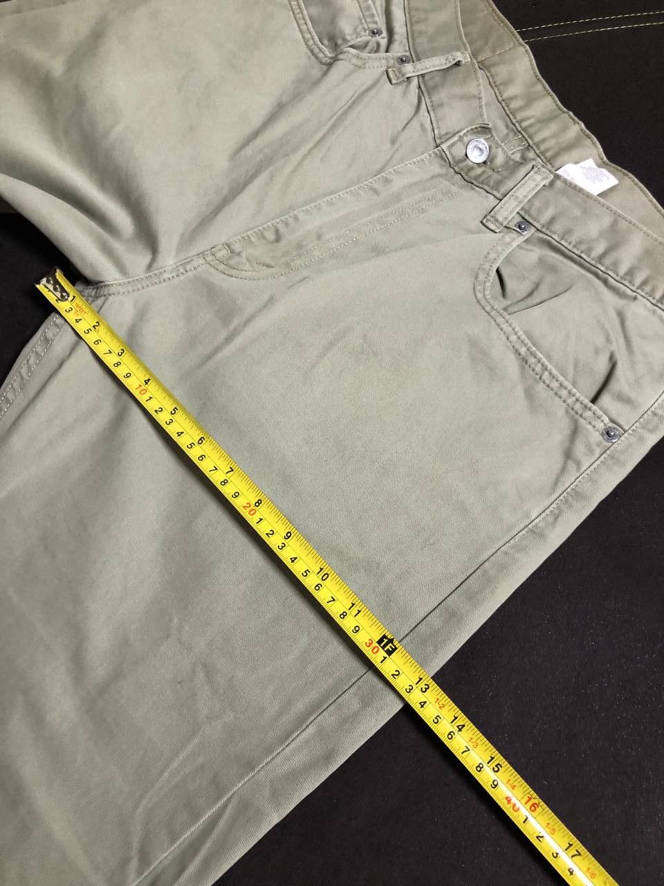 Levi's Vintage 505 Levi's Beige Tan Denim Shorts Grunge 90s . Size US 34 / EU 50 - 11 Thumbnail