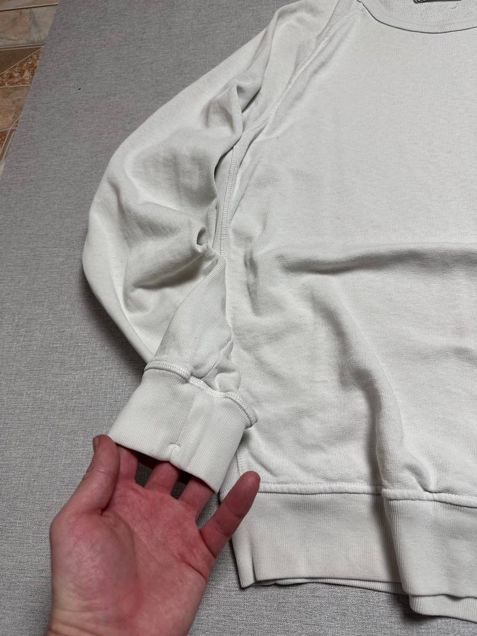 Stone Island Stone Island Crew Neck Sweatshirt WHITE Size M Size US M / EU 48-50 / 2 - 6 Thumbnail