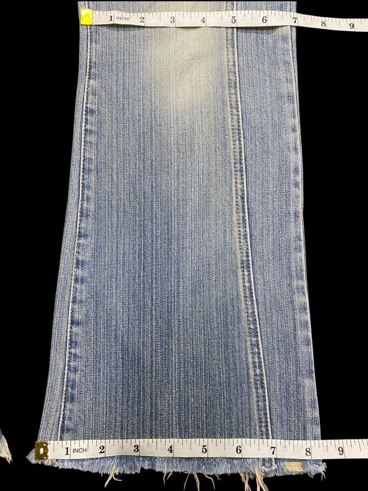 Japanese Brand Vintage Japanese Brands Light Colour Flare Soft Jeans Size US 30 / EU 46 - 9 Thumbnail