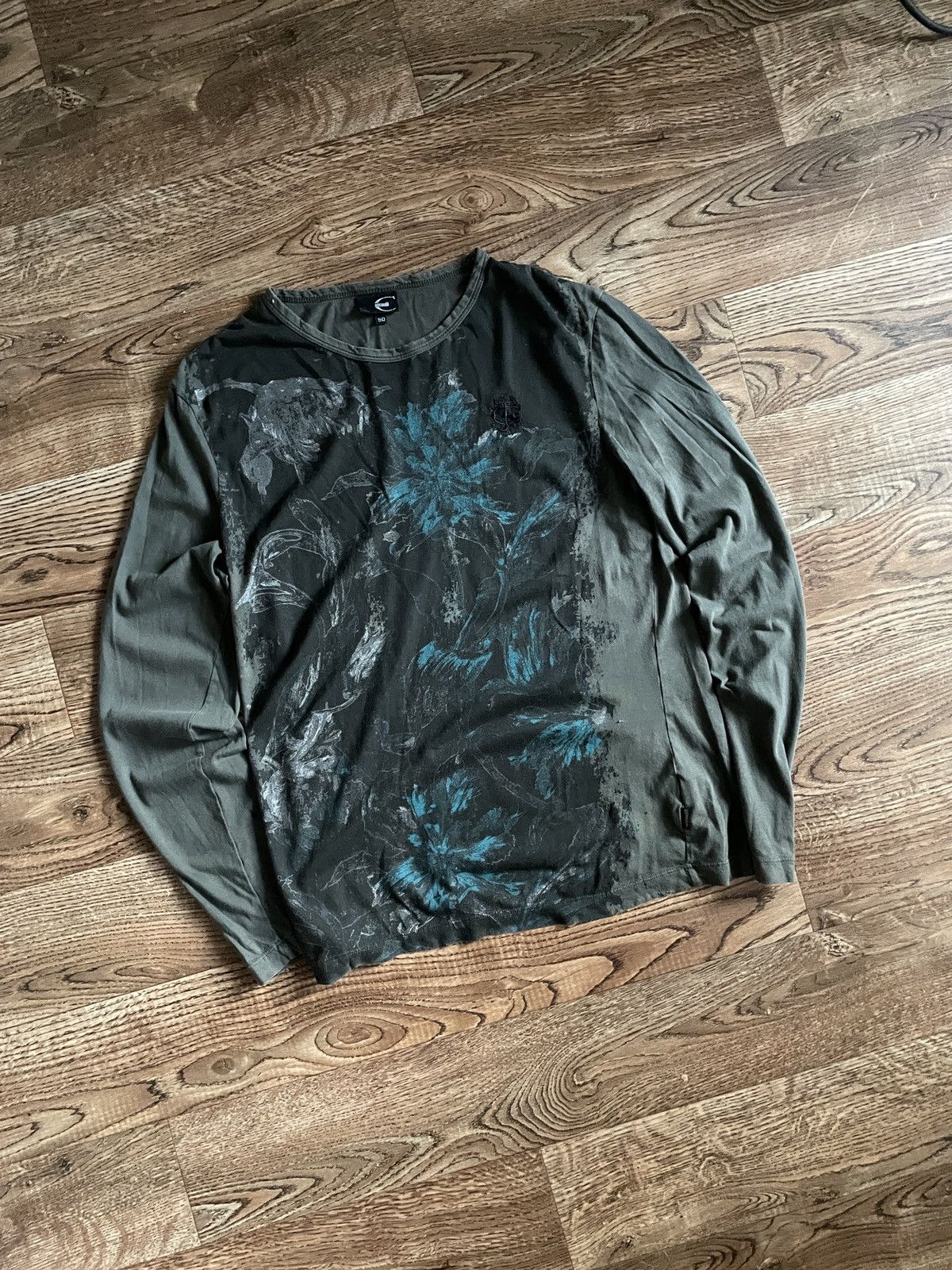 Just Cavalli × Roberto Cavalli Just Cavalli Women’s Long Sleeve Shirt Size XL / US 12-14 / IT 48-50 - 2 Thumbnail