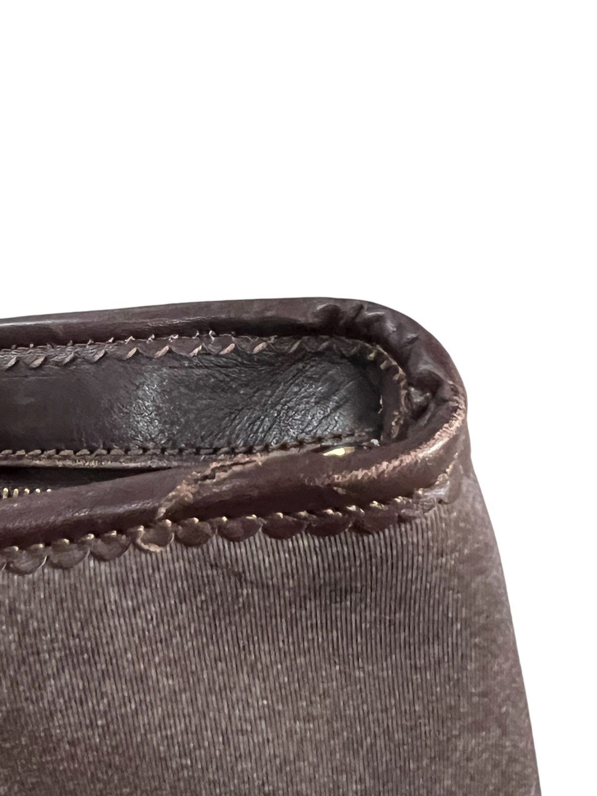 Loewe Vintage Loewe Padded Brown Long Handle Tote Bag Size ONE SIZE - 13 Thumbnail