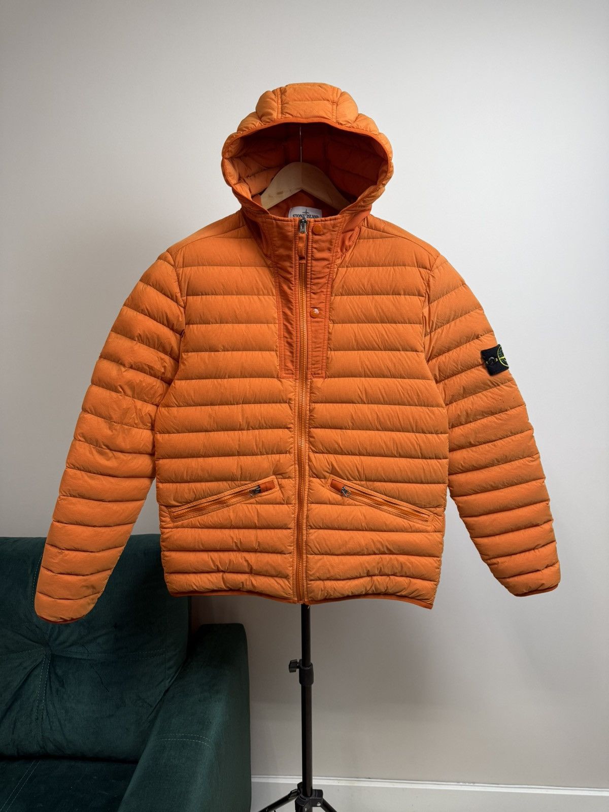 Stone Island Stone Island Insulated Puffer Jacket – Orange ( Size L) Size US L / EU 52-54 / 3 - 2 Thumbnail