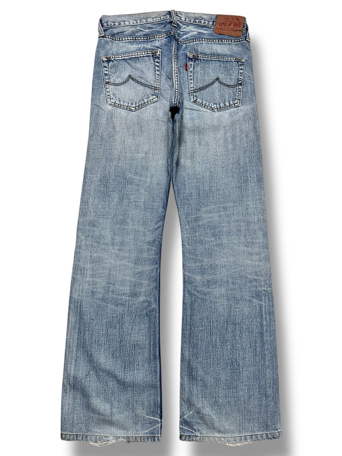 Japanese Brand Bobson Special Edition Flare Jeans – Light Blue Wash & Faded Size US 32 / EU 48 - 3 Thumbnail