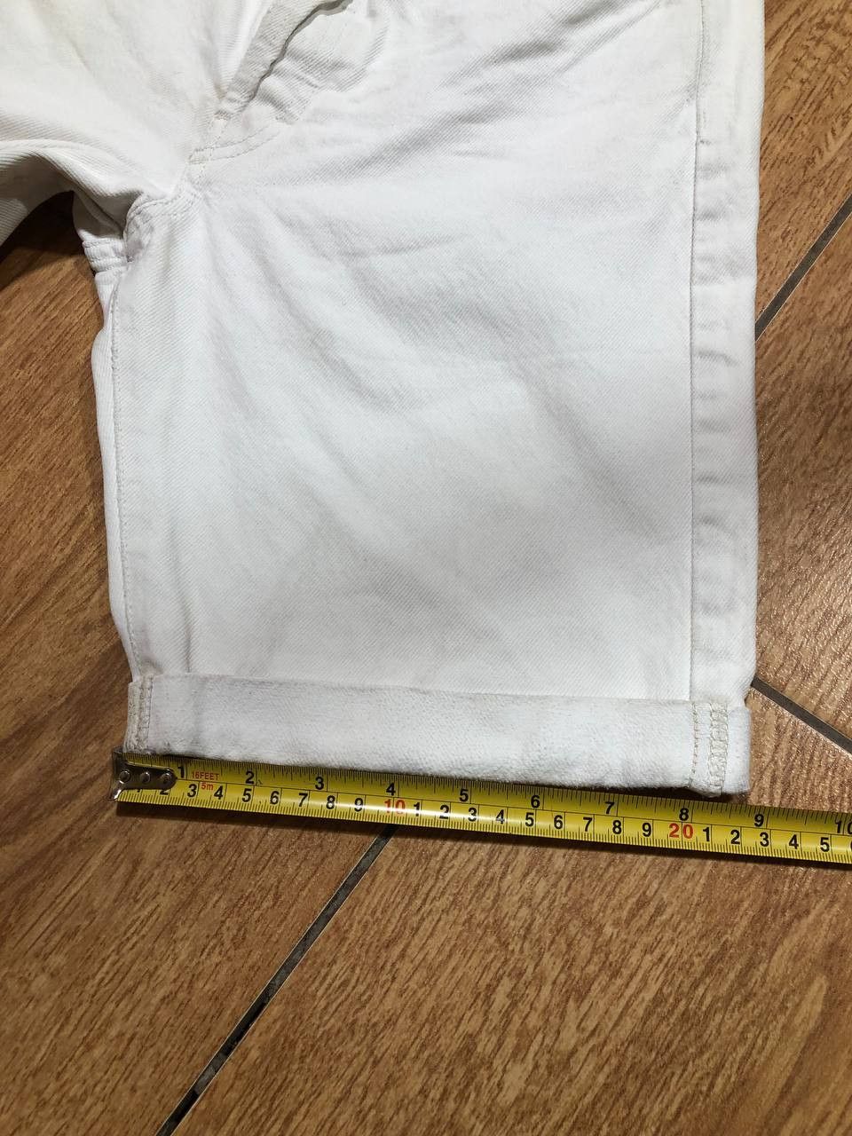 Diesel VTG Diesel Saddle Basic Tapered White Denim Jeans shorts Size US 29 - 8 Thumbnail