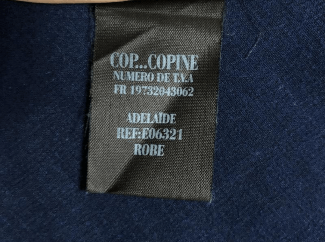 Cop Copine Cop Copine Navi Cotton Midi Dress Fr sz 40 Size M / US 6-8 / IT 42-44 - 6 Thumbnail