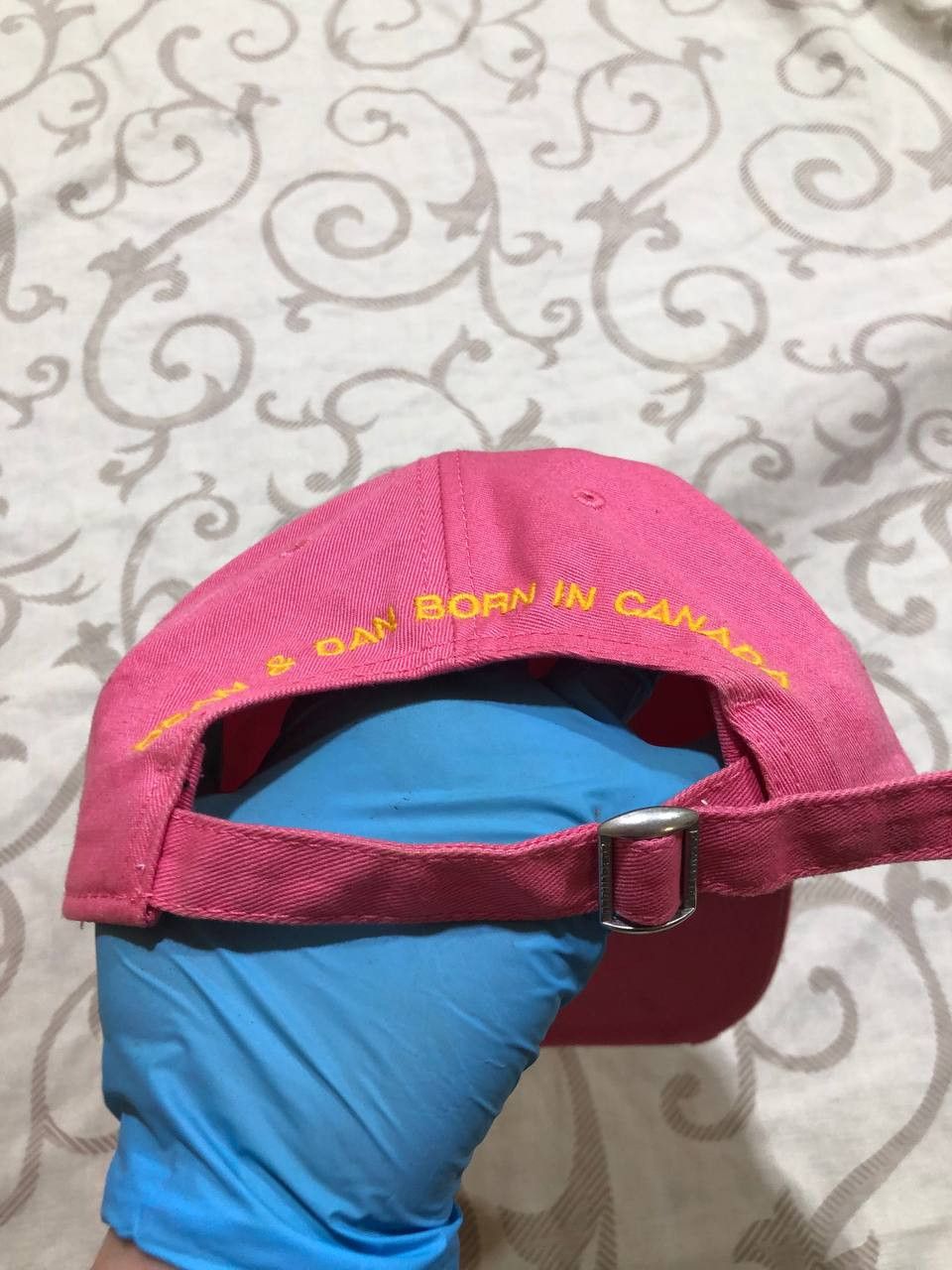 Dsquared2 Dsquared2 “Fuck All But The Flag” Pink Trucker Cap Hat Size ONE SIZE - 5 Thumbnail