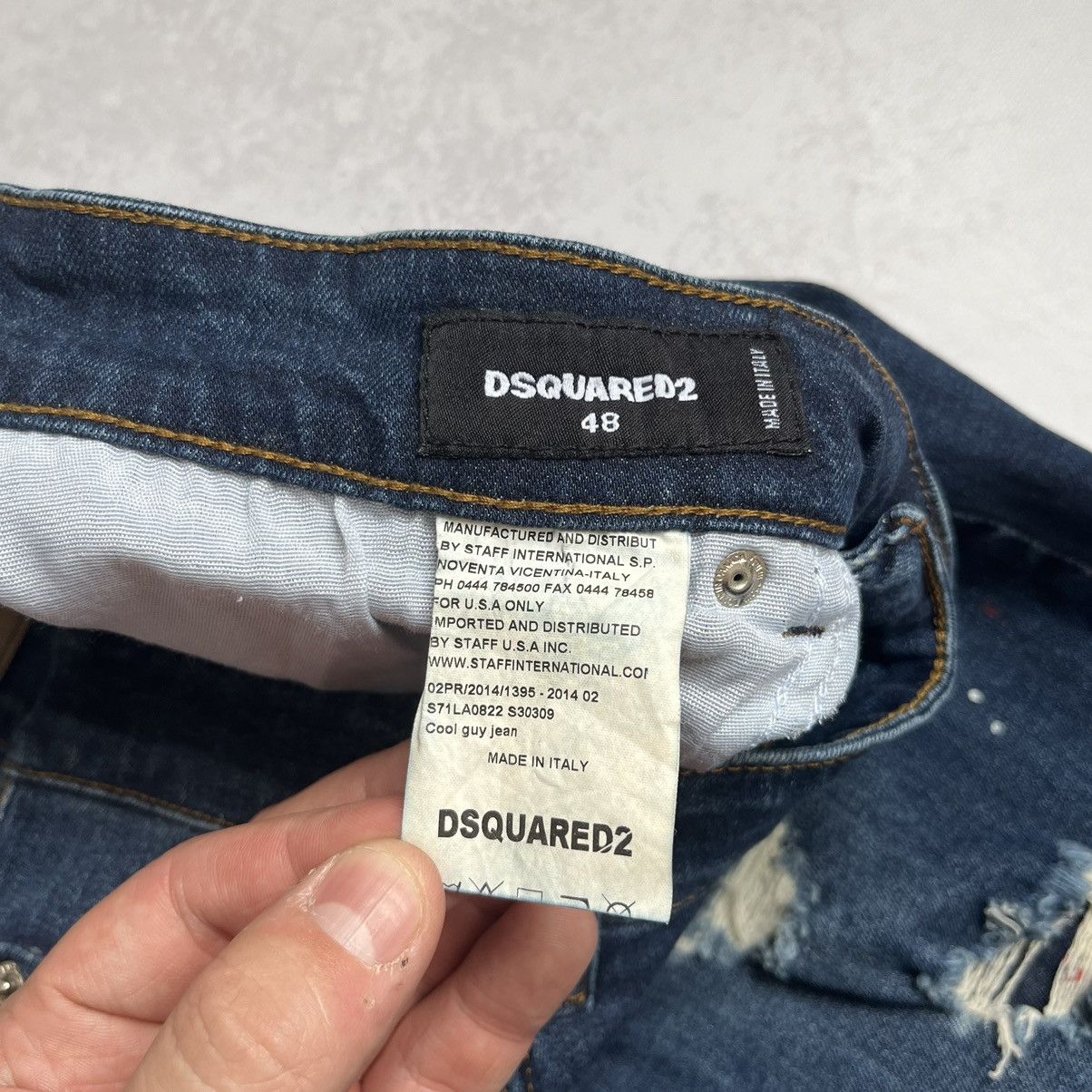 Dsquared2 × Jean Dsquared Jeans Denim Trousers Blue pants Size US 30 / EU 46 - 6 Thumbnail