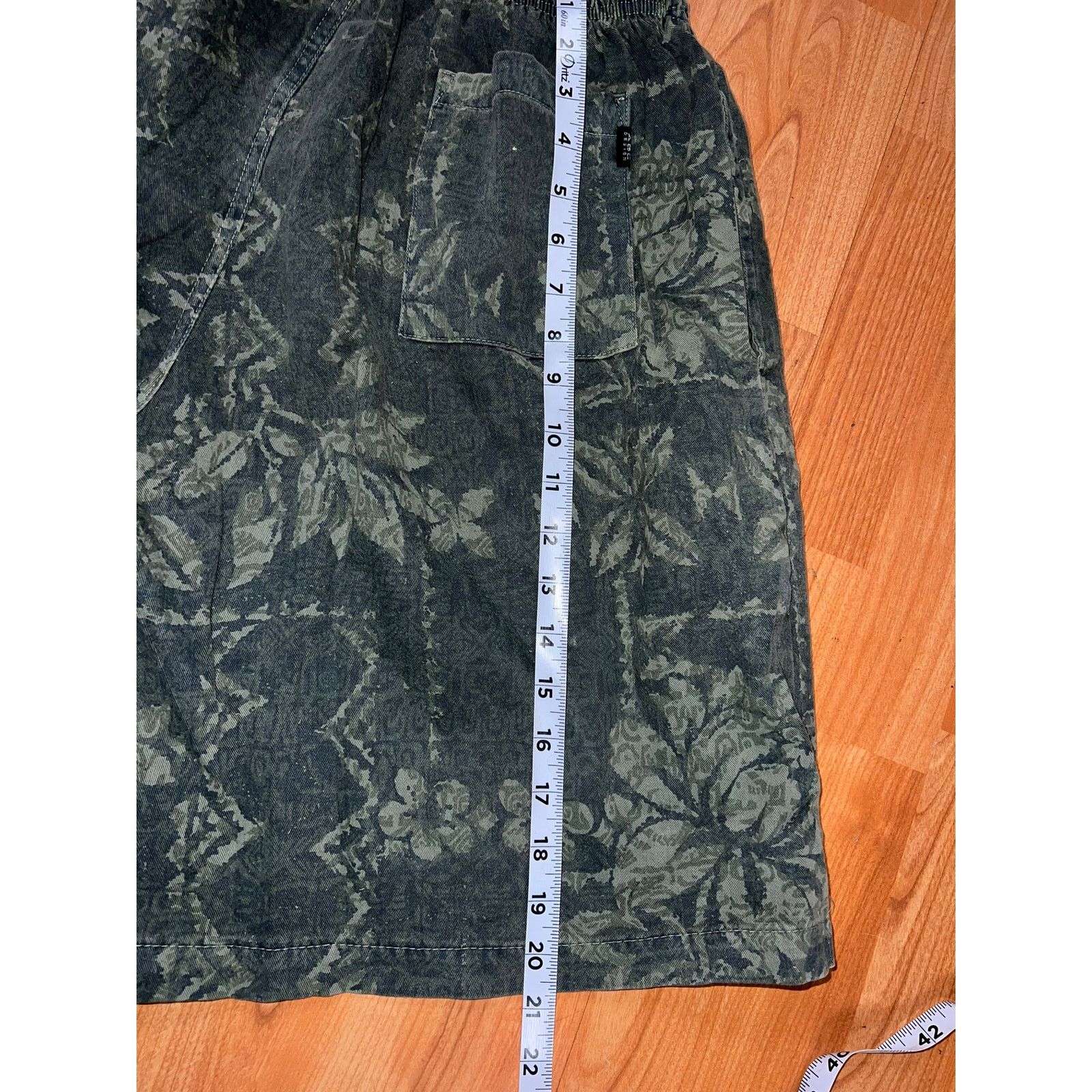Vintage Vintage Camo Short ABC Design Floral Green Bottoms Mens XL Size US 34 / EU 50 - 10 Thumbnail