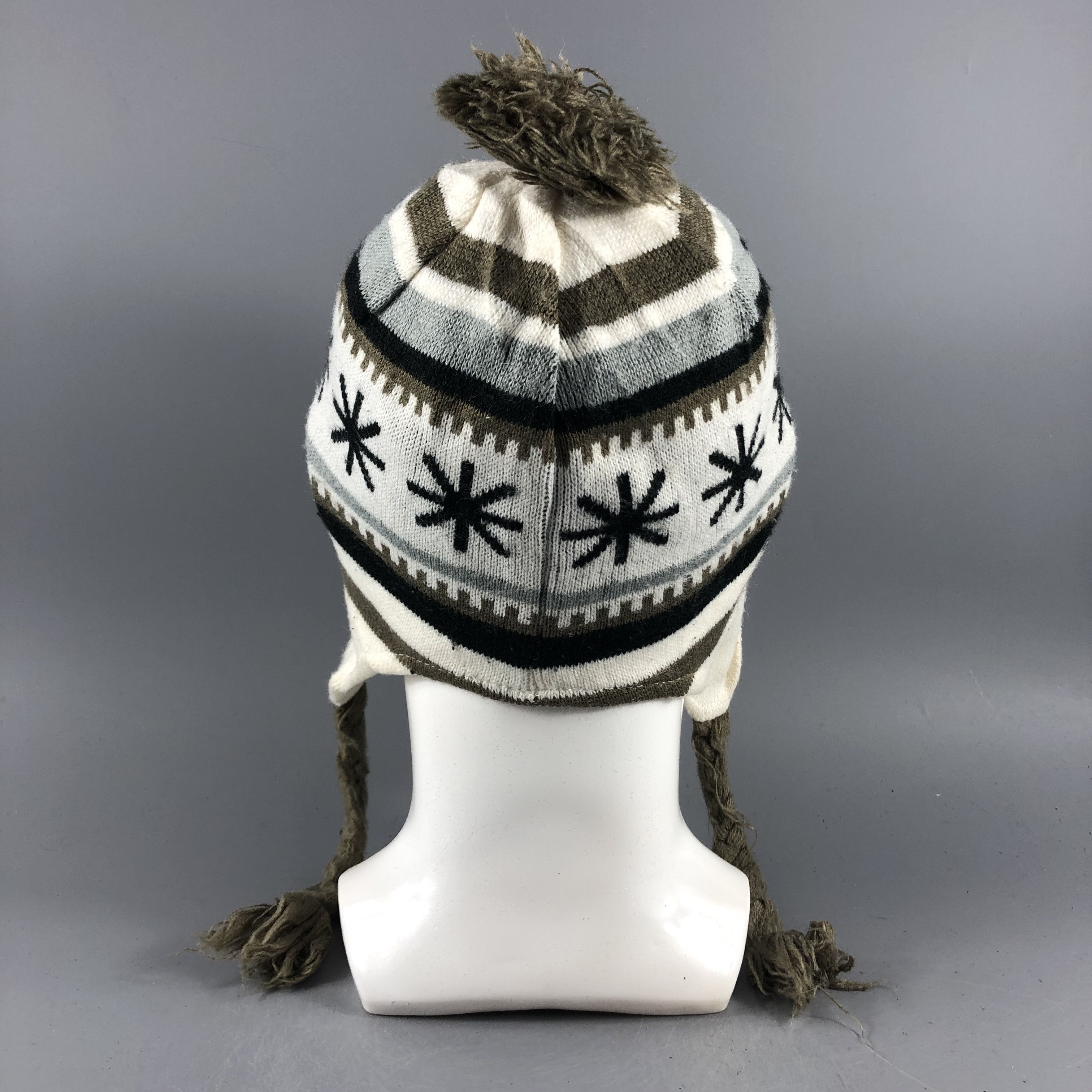 Japanese Brand × Vintage Unknown Ear Flap Hat Beanie Snow Hat Snow Cap -D321 Size ONE SIZE - 2 Thumbnail