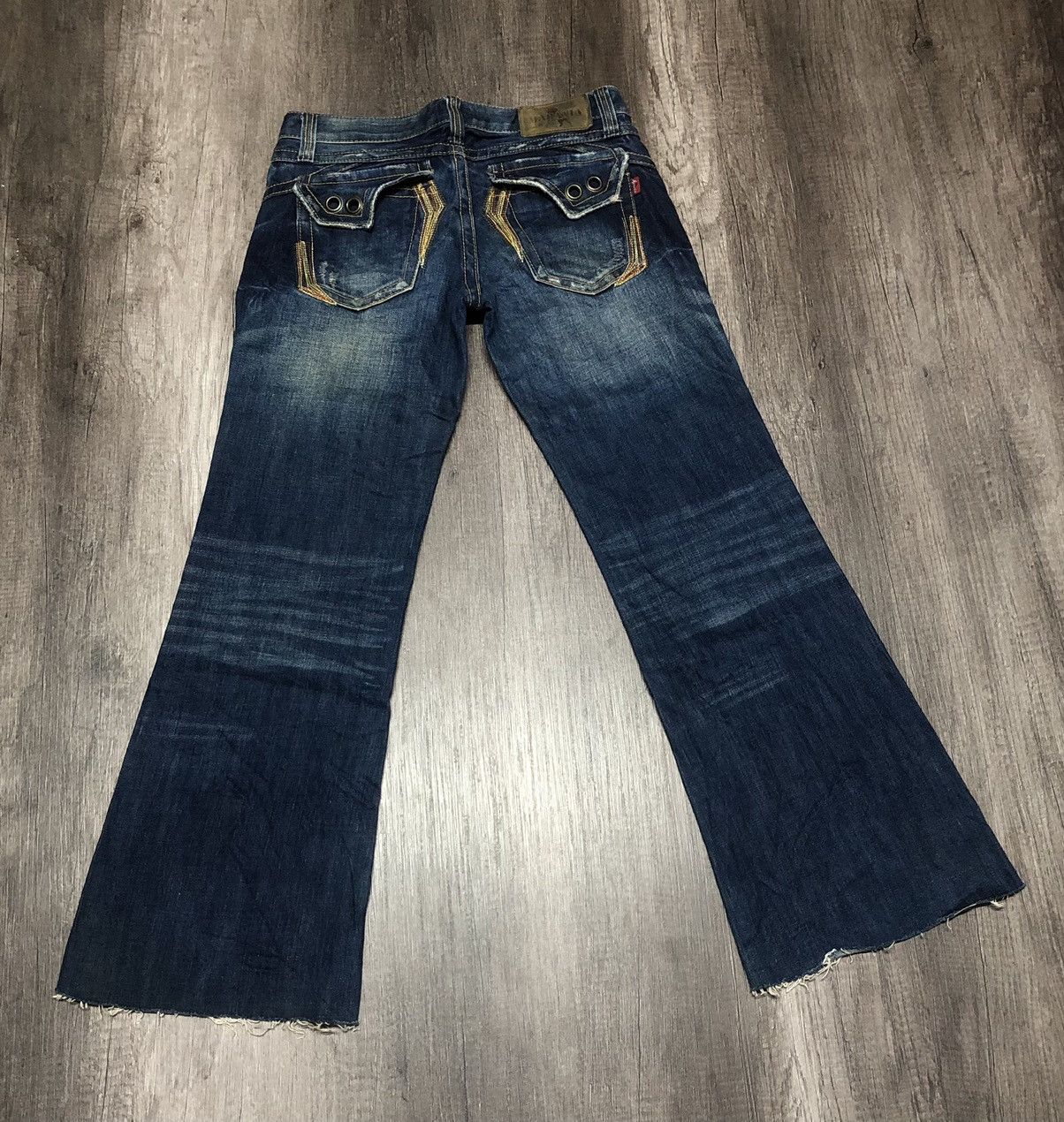 Hysteric Glamour × Japanese Brand WILD JEANS MARAXIA FLARE DISTRESSED DENIM Size 30" / US 8 / IT 44 - 19 Thumbnail