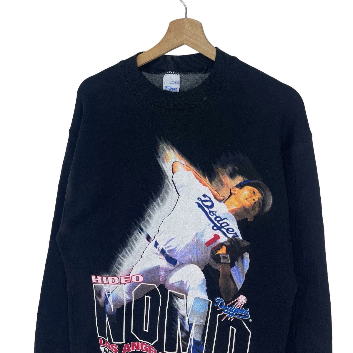 MLB × Vintage 1995 Hideo Nomo Los Angeles Dodgers Sweatshirt Size US M / EU 48-50 / 2 - 3 Thumbnail