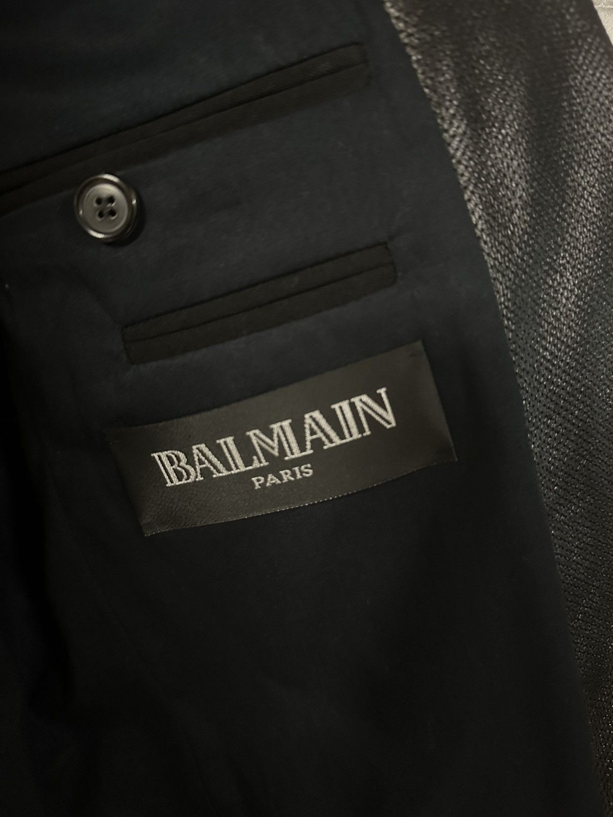 Balmain Balmain SS12 Leather lapel blazer jacket Size 50S - 7 Thumbnail