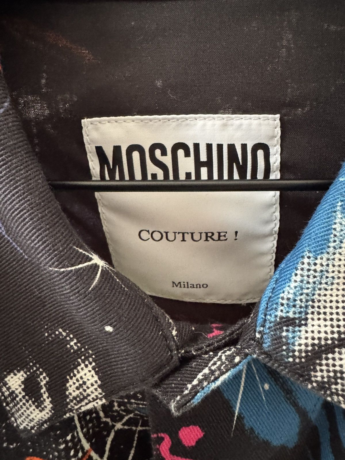 Moschino MOSCHINO Galaxy-Print Denim Jacket Size US M / EU 48-50 / 2 - 5 Thumbnail